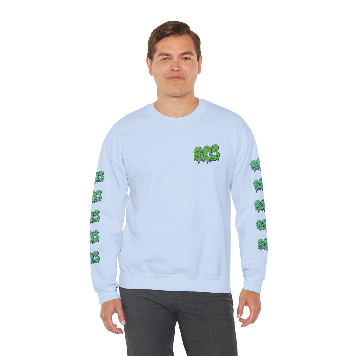 GOS SLIME green/aqua FULL SLEEVE unisex sweatshirt