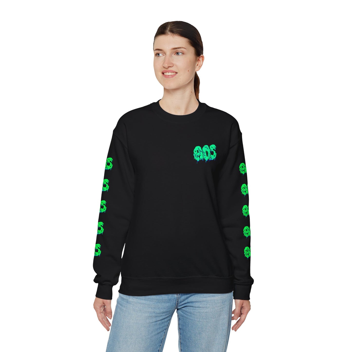 GOS SLIME aqua/green FULL SLEEVE unisex sweatshirt