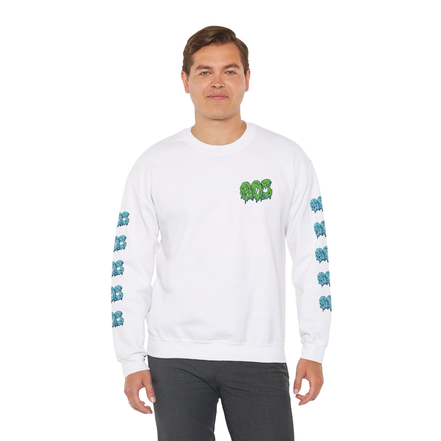 GOS SLIME green/blue FULL SLEEVE unisex sweatshirt