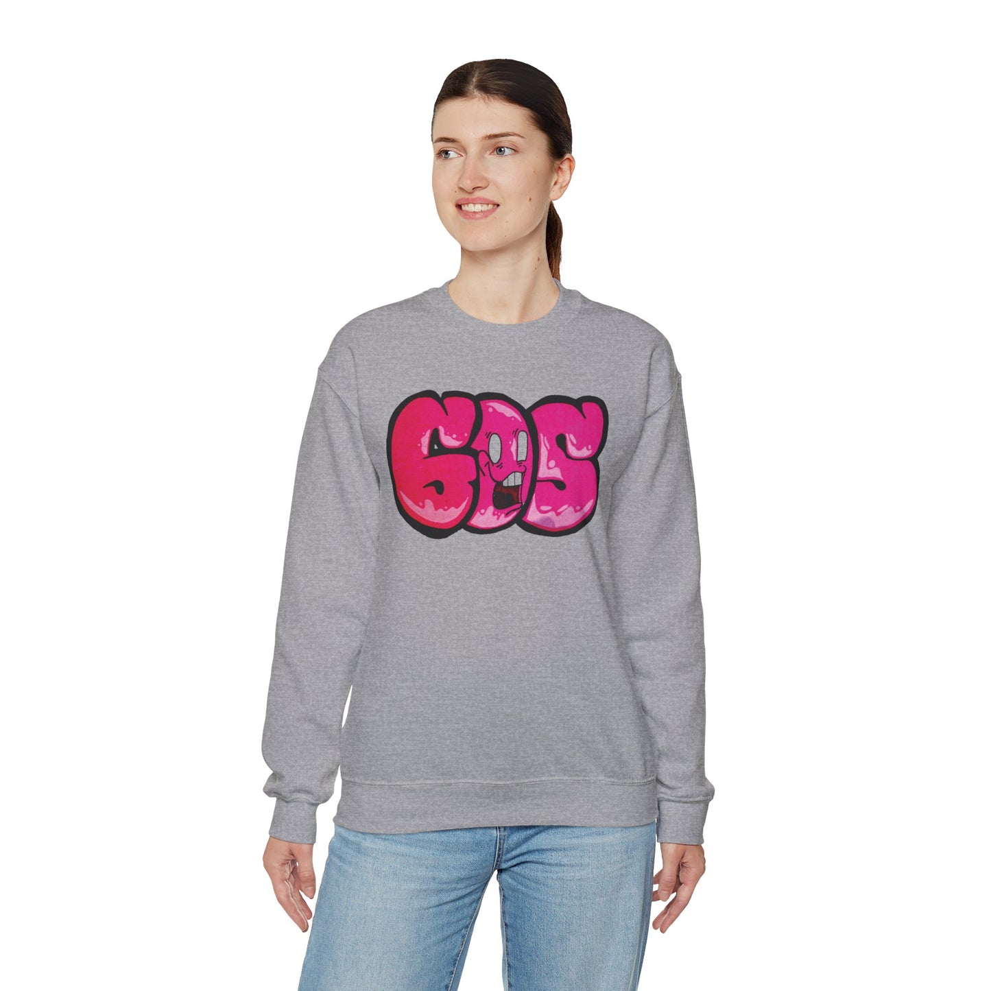 GOS SMILE pink unisex sweatshirt