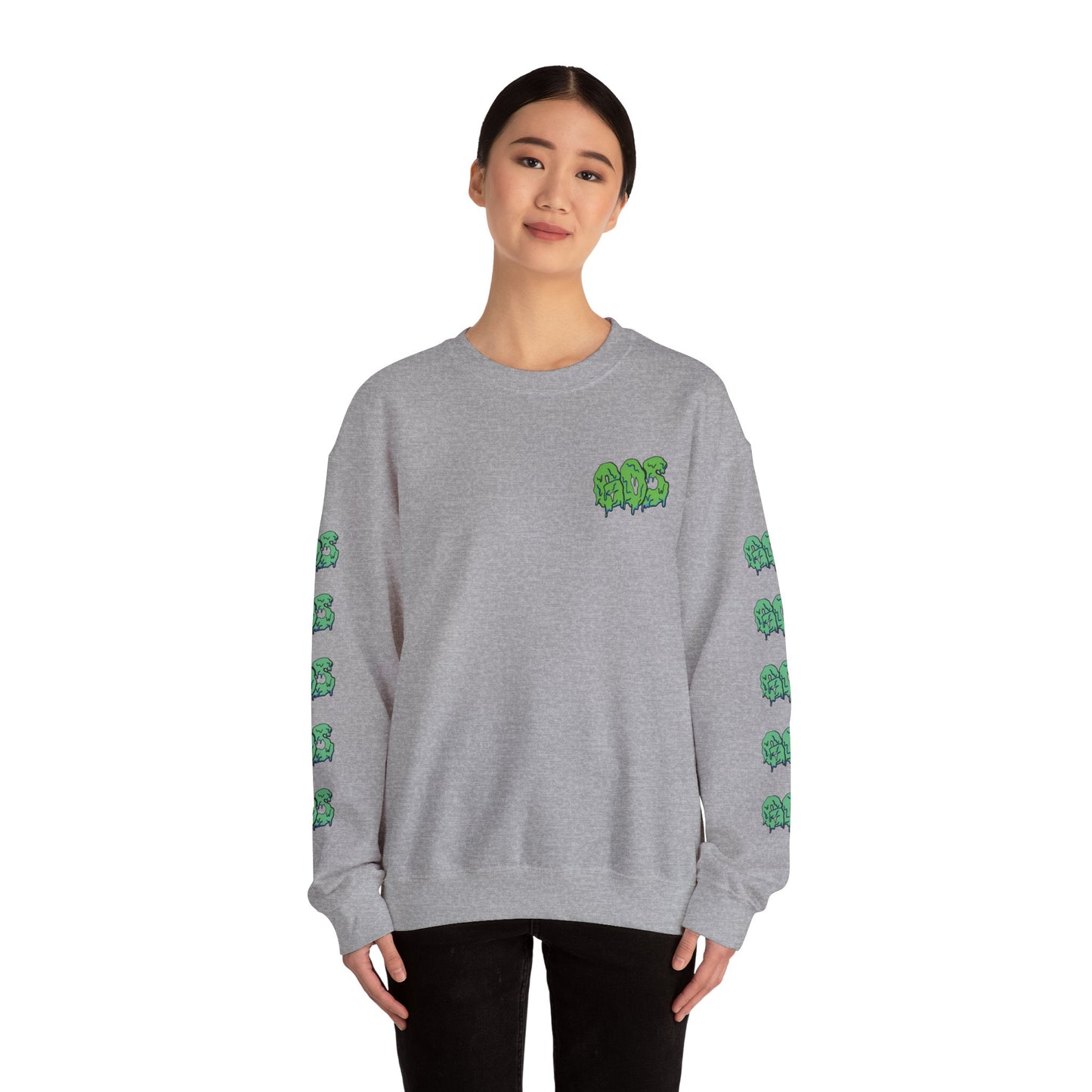 GOS SLIME green/aqua FULL SLEEVE unisex sweatshirt