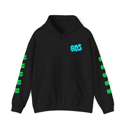 GOS SLIME blue/green FULL SLEEVE Unisex Hooded Sweatshirt