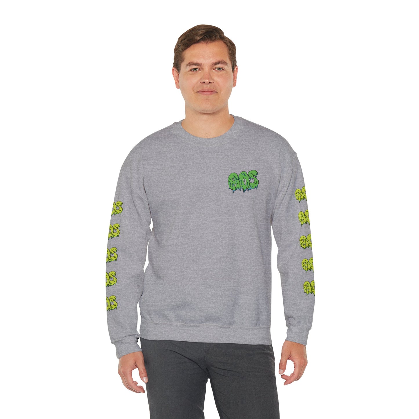 GOS SLIME green/acid green FULL SLEEVE unisex sweatshirt