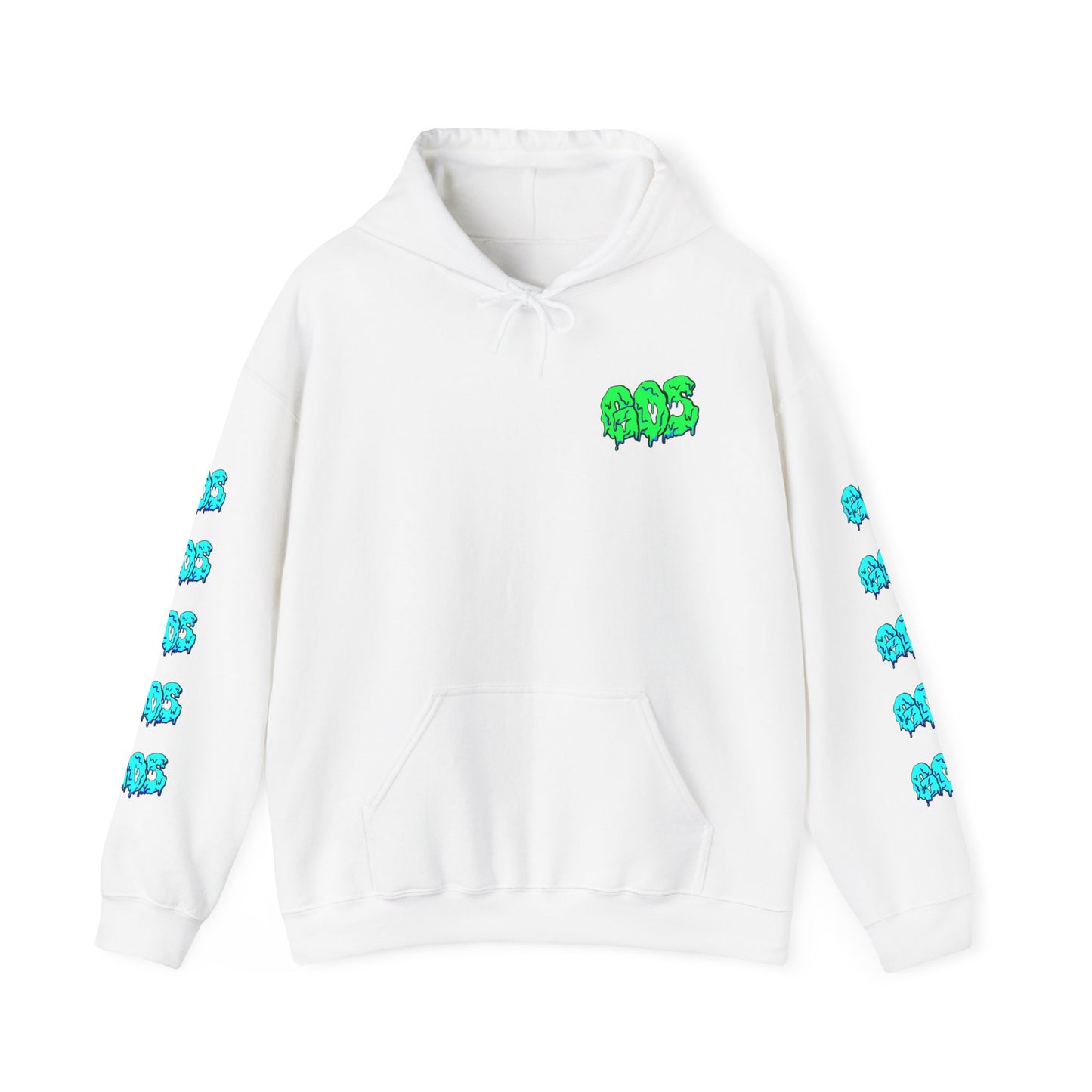 GOS SLIME green/blue FULL SLEEVE Unisex Hooded Sweatshirt