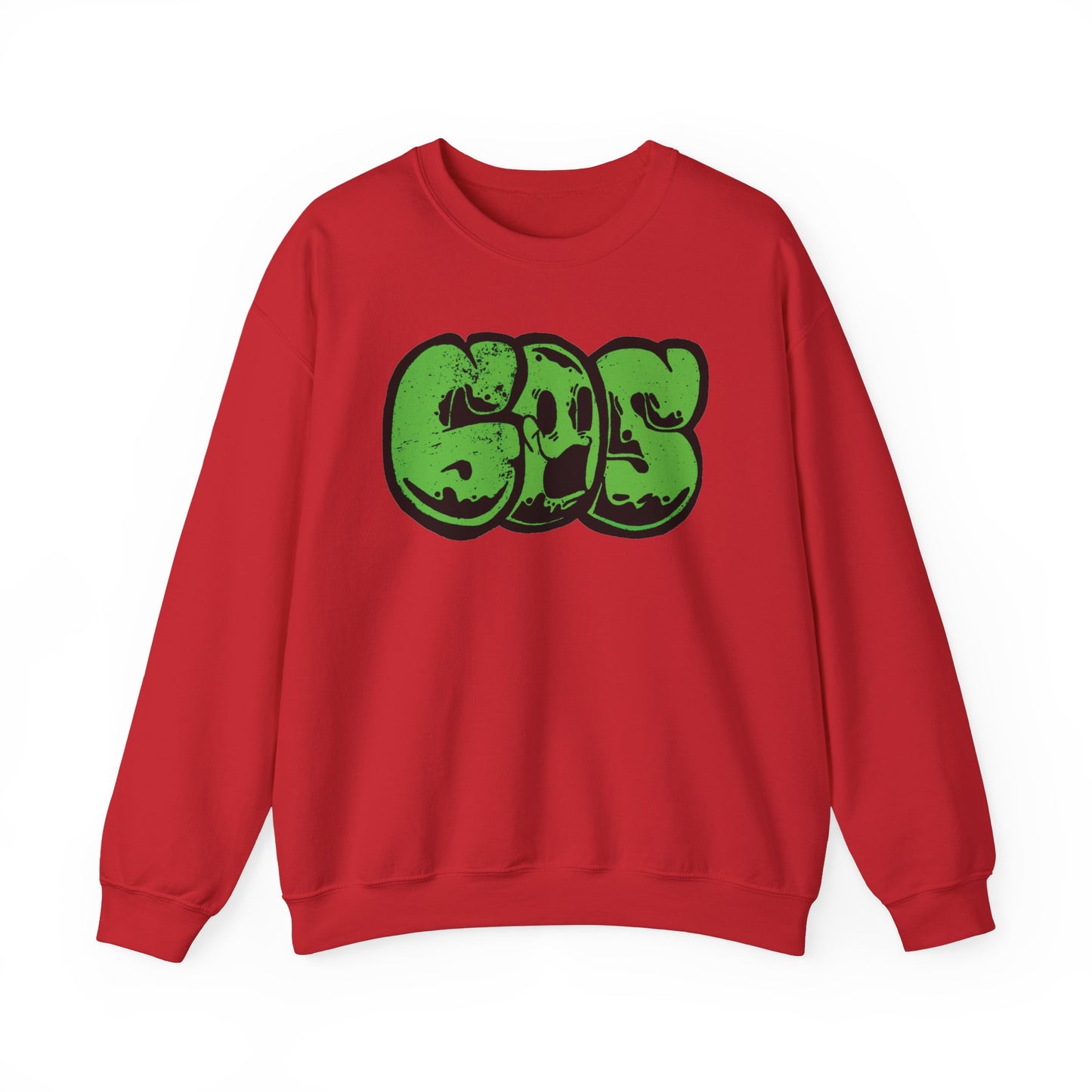 GOS SMILE green unisex sweatshirt