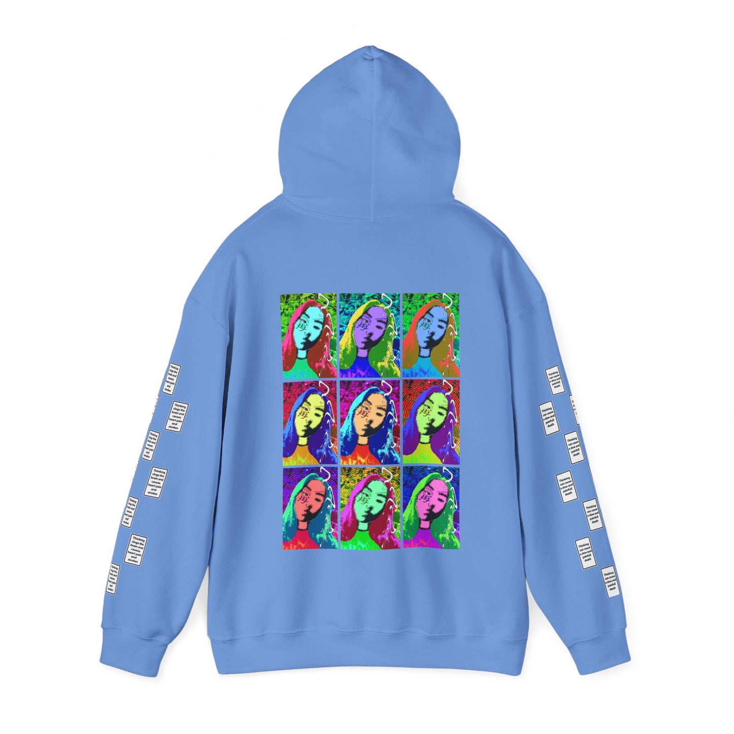 Laurien 9 grid arm print, Unisex Heavy Blend Hooded Sweatshirt