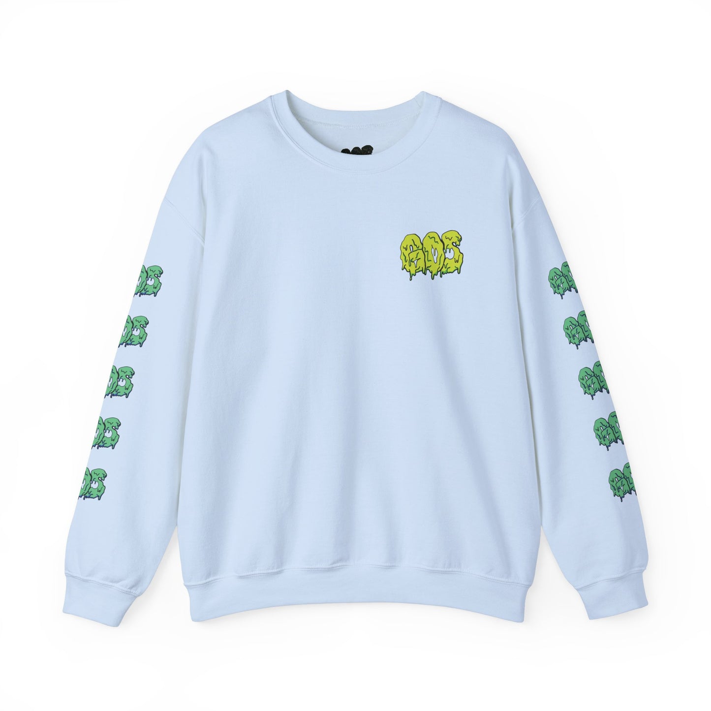 GOS SLIME acid green/aqua FULL SLEEVE unisex sweatshirt