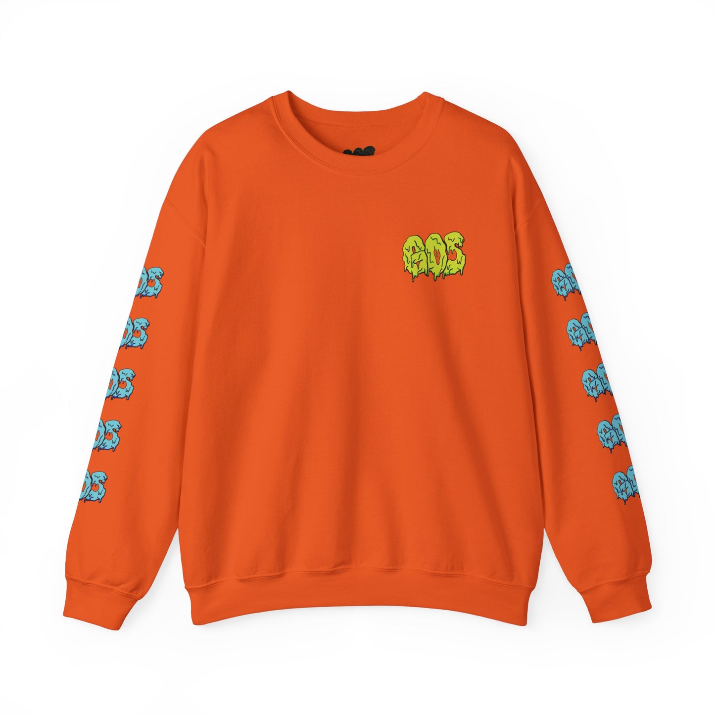 GOS SLIME acid green/blue FULL SLEEVE unisex sweatshirt