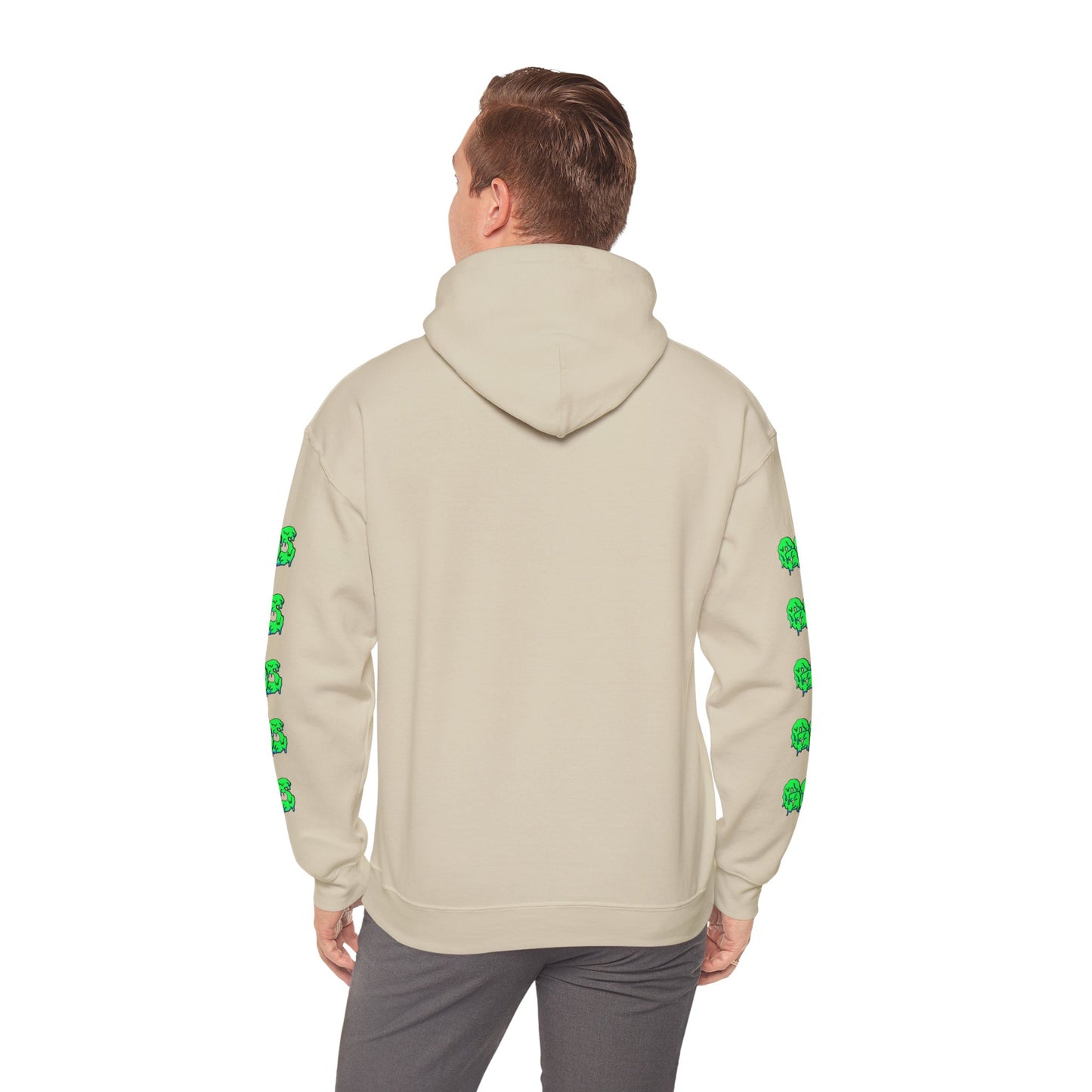 GOS SLIME red/green FULL SLEEVE Unisex Hooded Sweatshirt