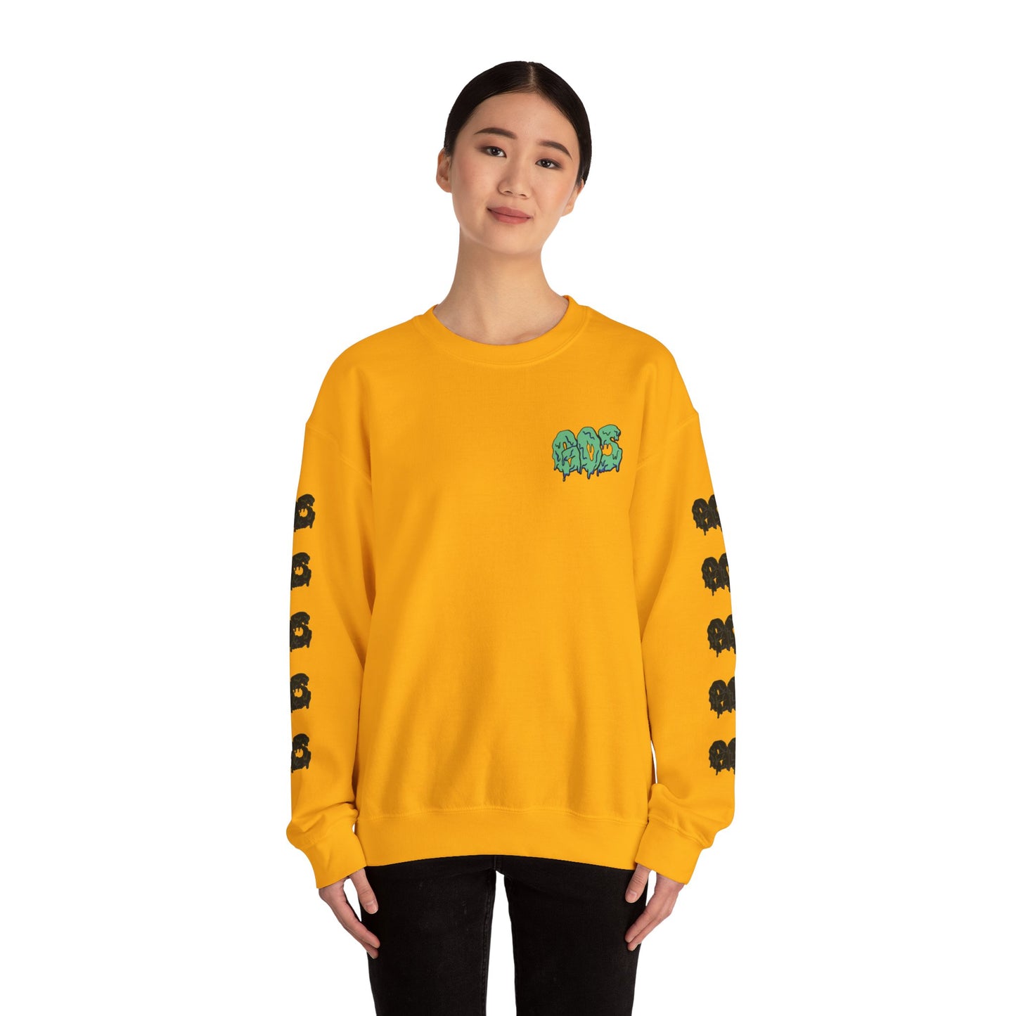 GOS SLIME aqua/black FULL SLEEVE unisex sweatshirt