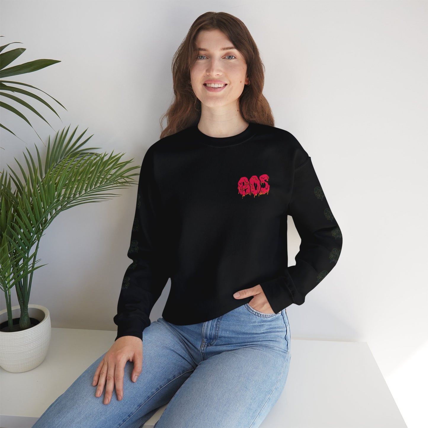 GOS SLIME red/black FULL SLEEVE unisex sweatshirt