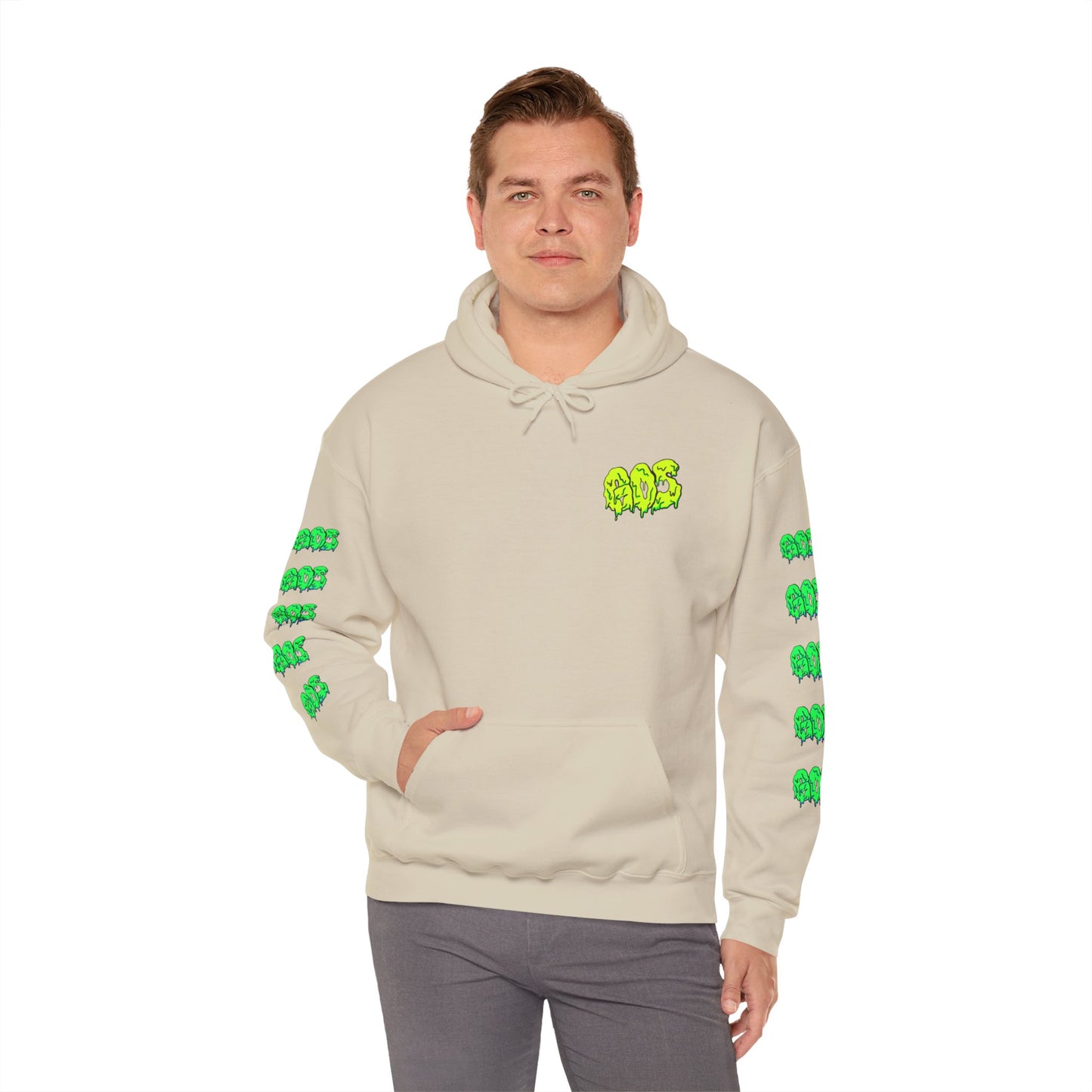 GOS SLIME yellow/green FULL SLEEVE Unisex Hooded Sweatshirt