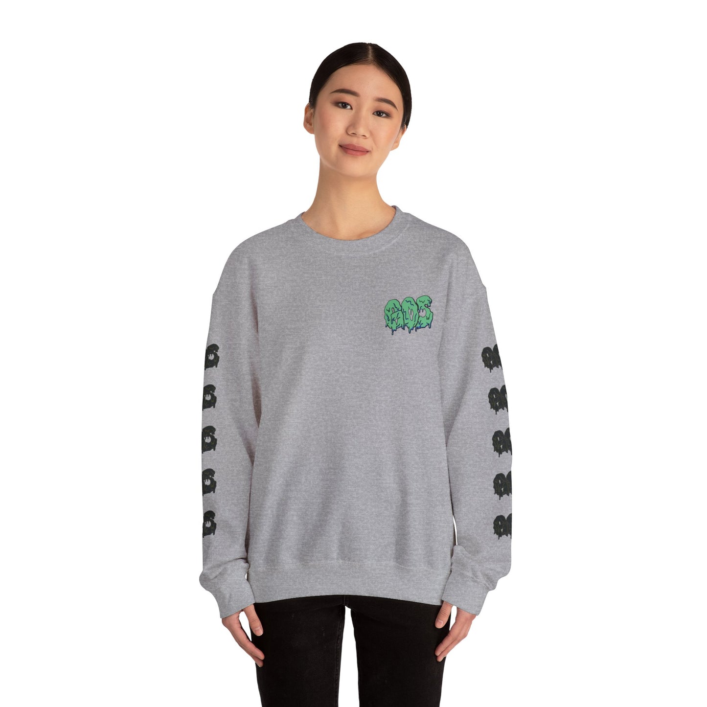 GOS SLIME aqua/black FULL SLEEVE unisex sweatshirt