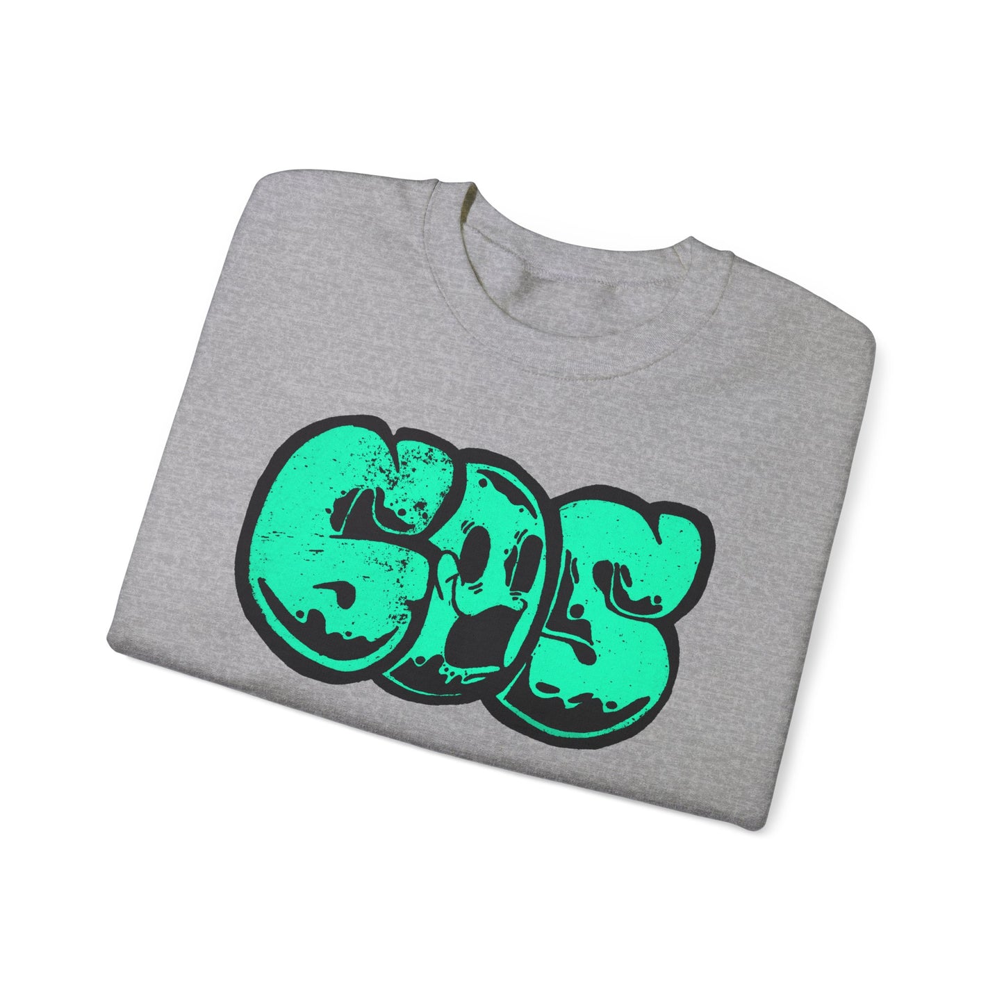 GOS SMILE aquamarine unisex sweatshirt