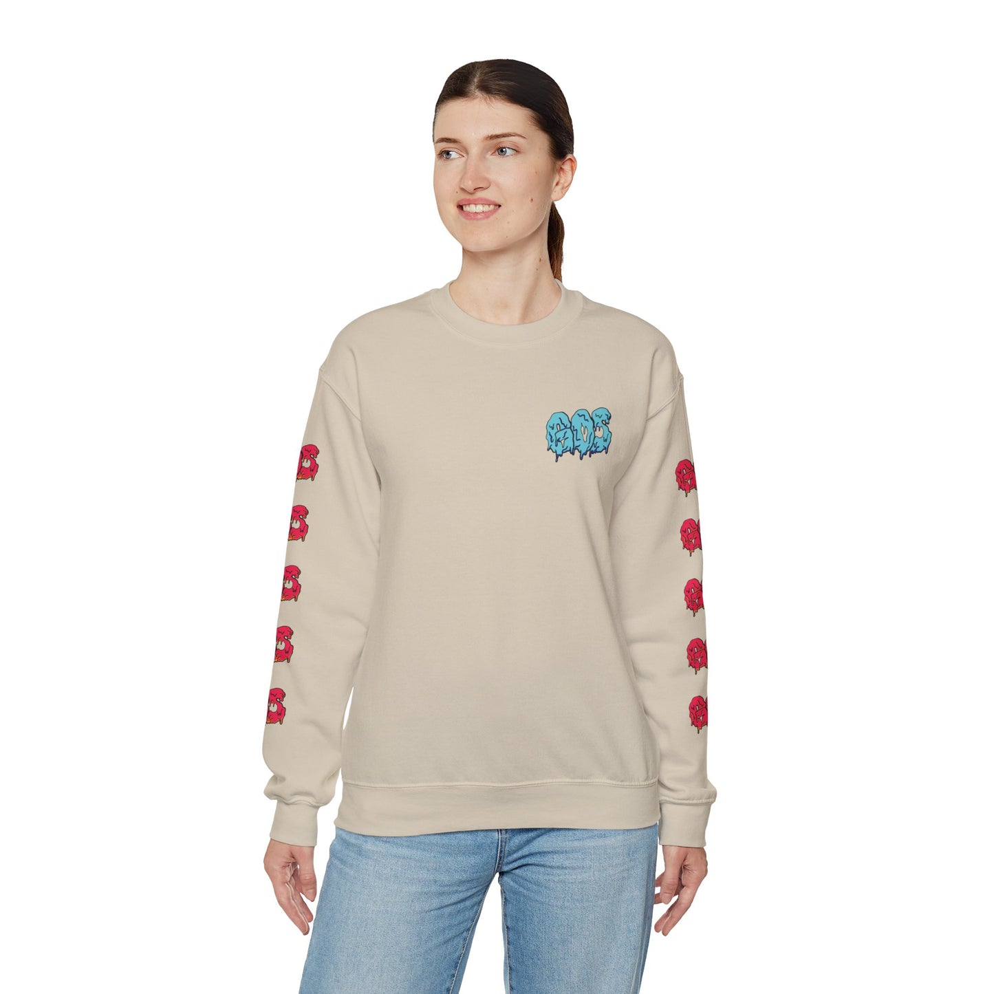 GOS SLIME blue/red FULL SLEEVE unisex sweatshirt