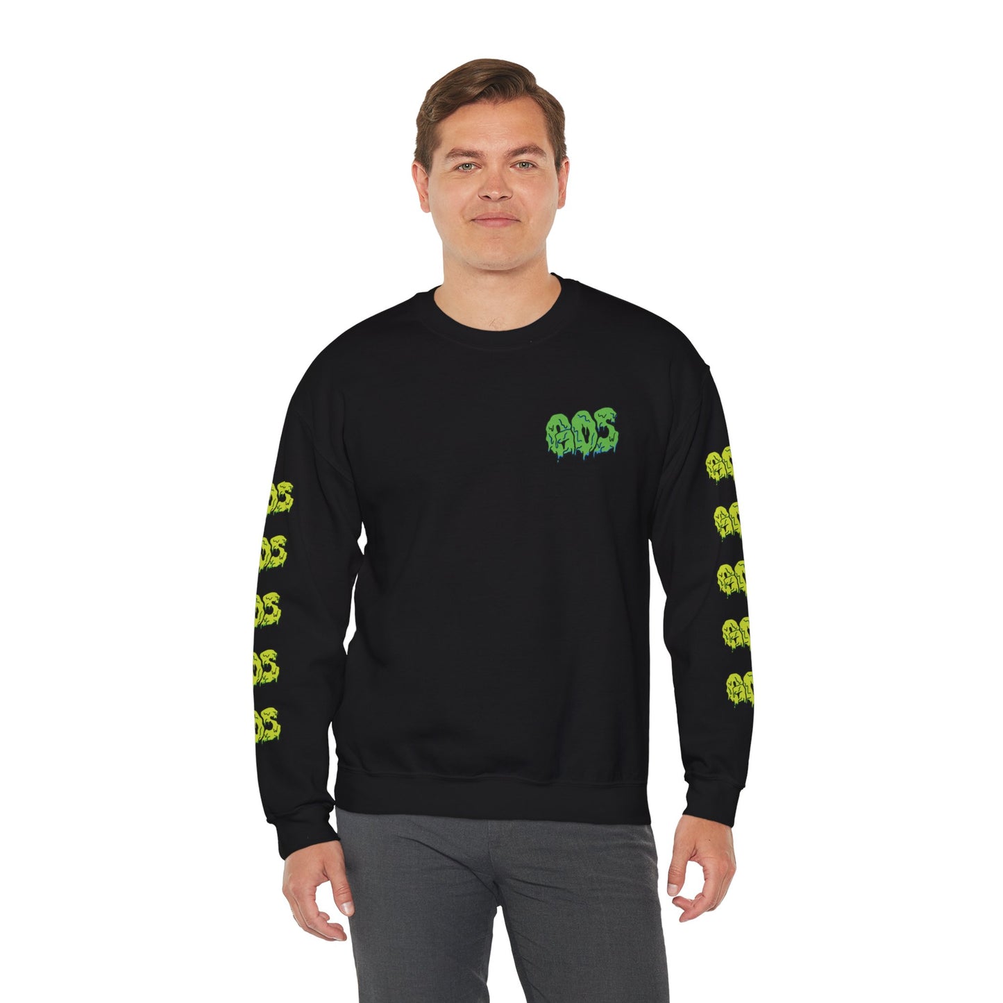 GOS SLIME green/acid green FULL SLEEVE unisex sweatshirt