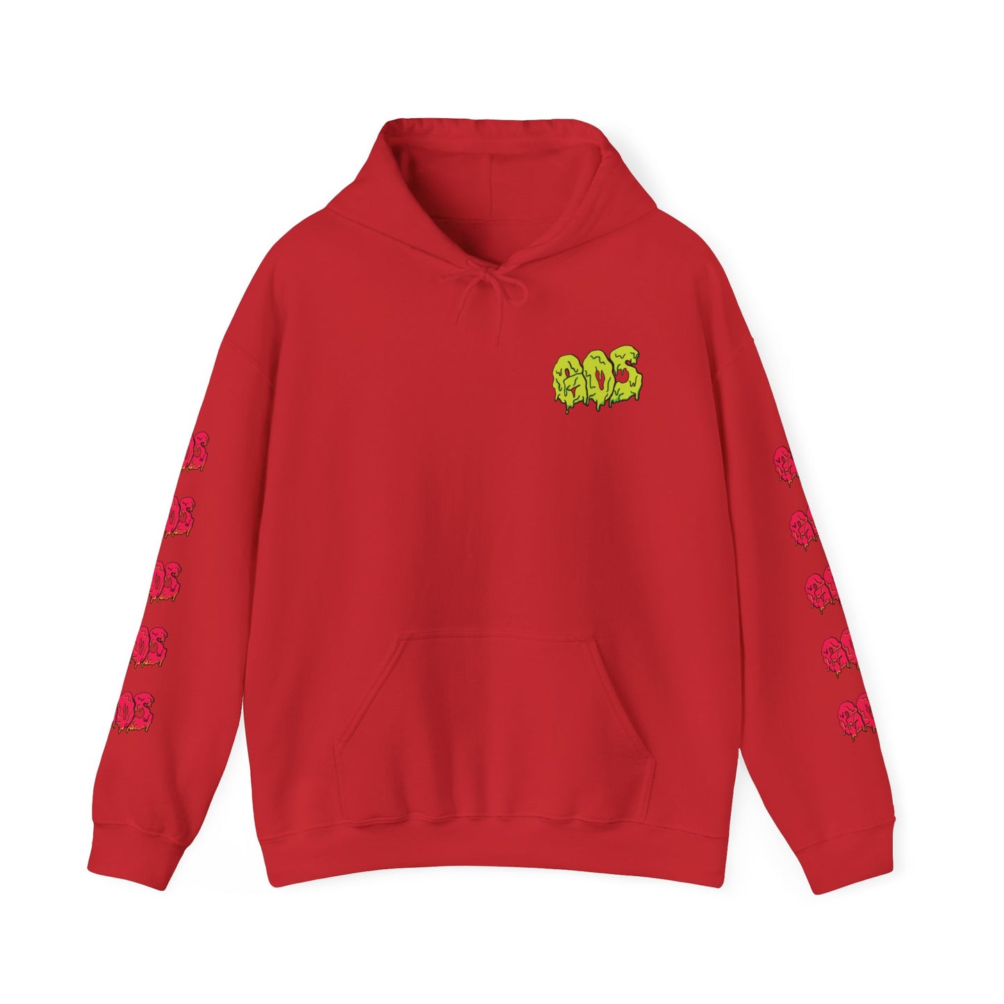 GOS SLIME yellow/red FULL SLEEVE Unisex Hooded Sweatshirt