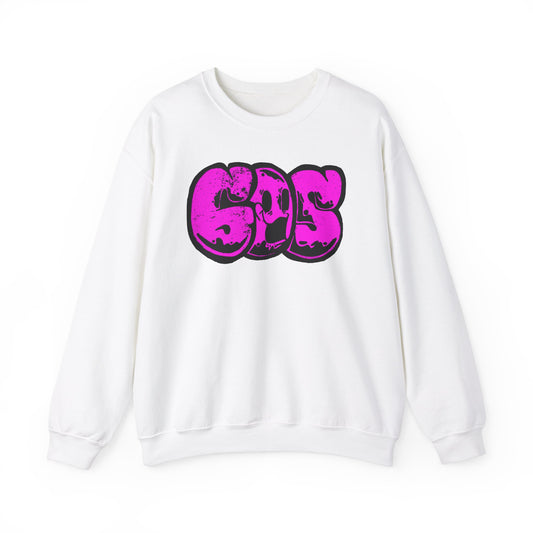 GOS SMILE neon pink unisex sweatshirt