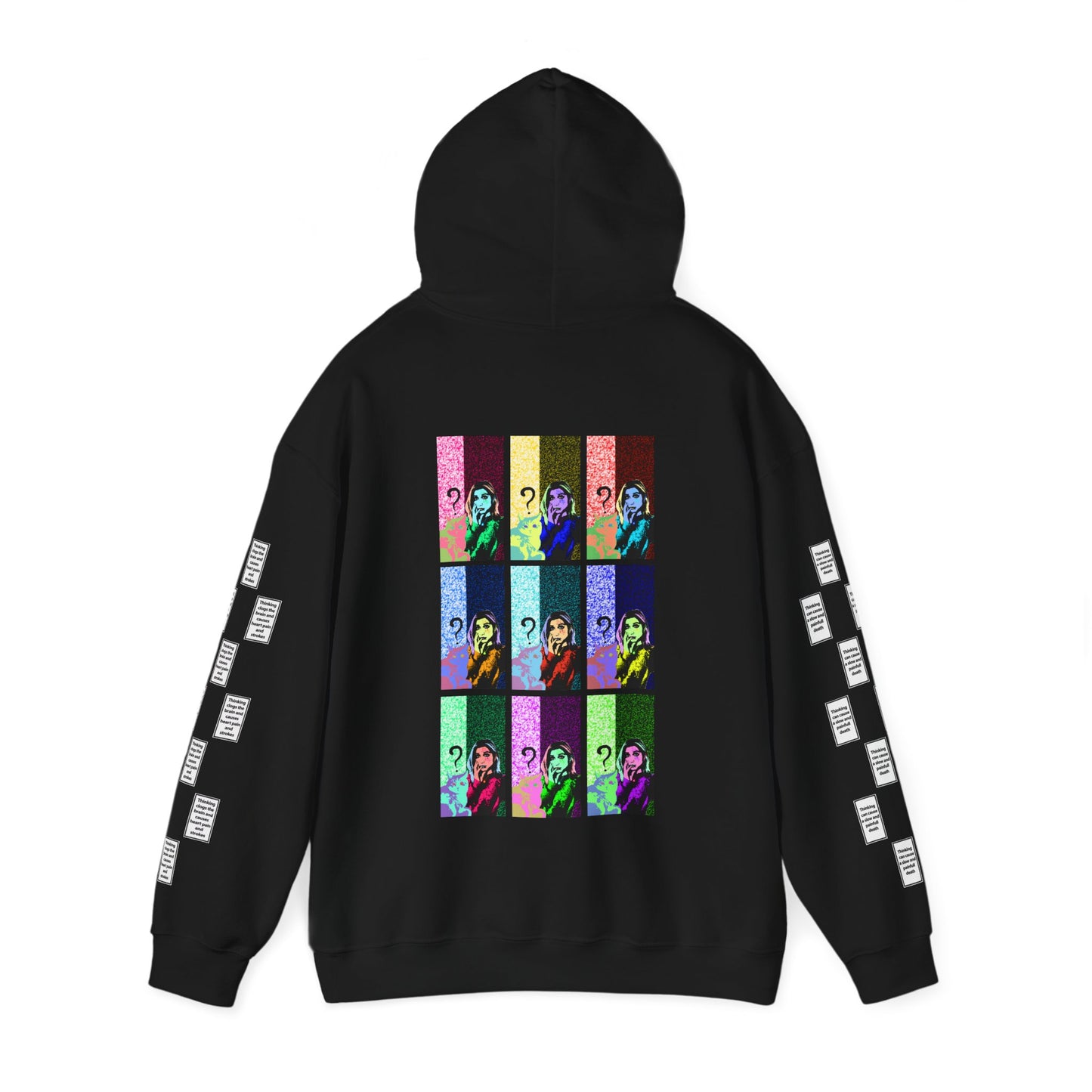 Irem 9 grid arm print, Unisex Heavy Blend Hooded Sweatshirt