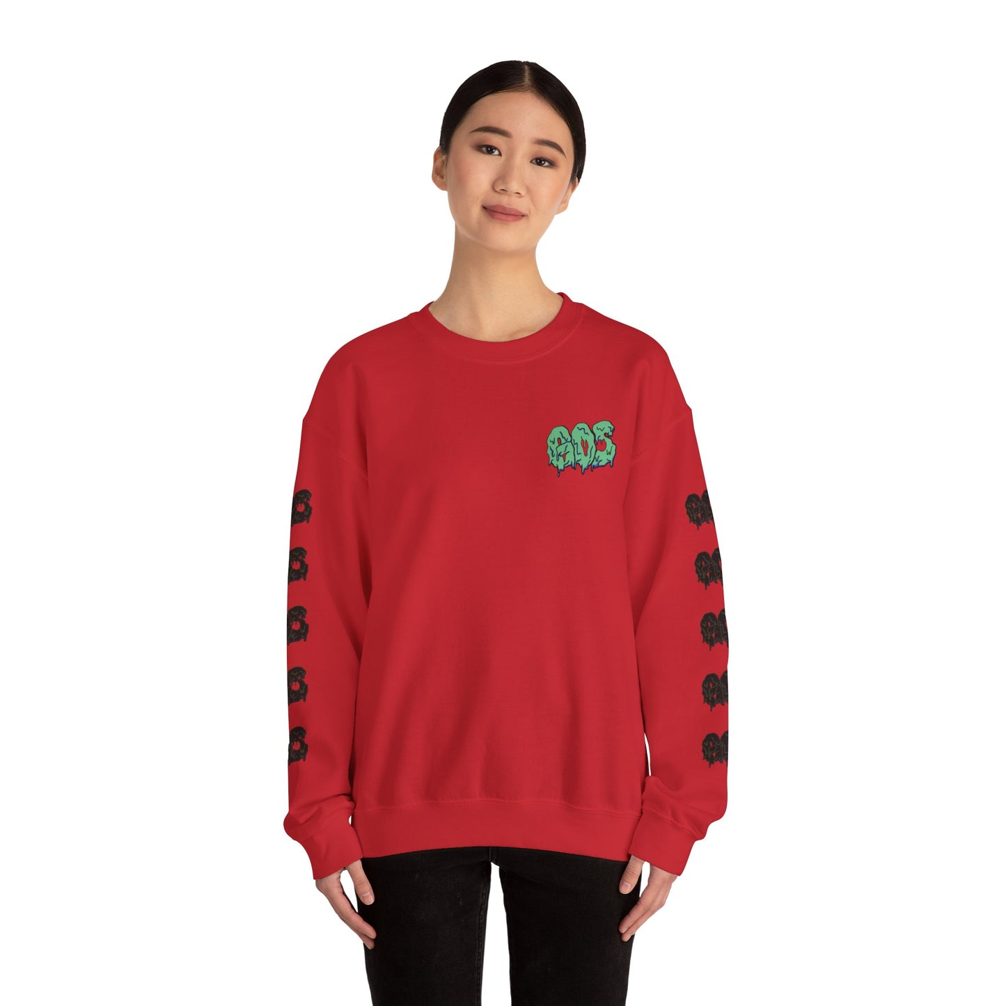 GOS SLIME aqua/black FULL SLEEVE unisex sweatshirt