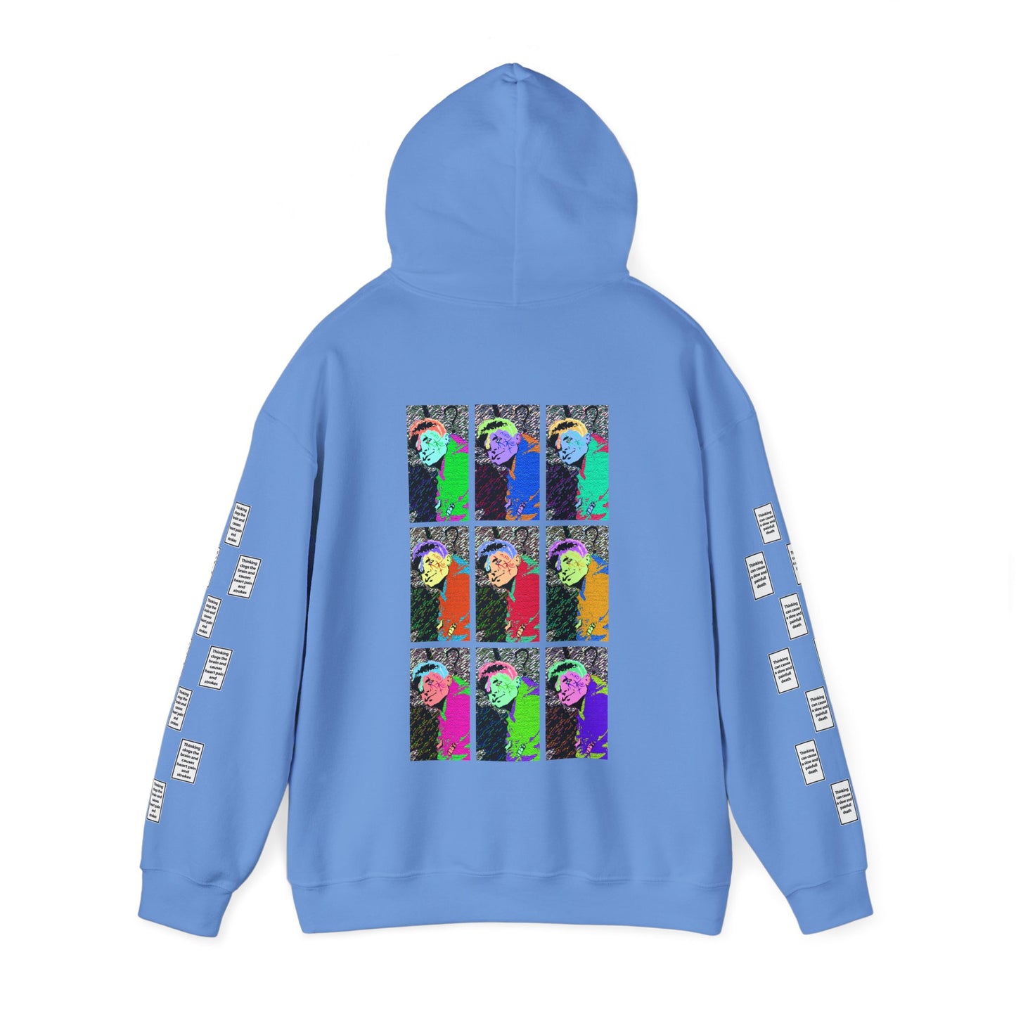 Fwillip 9 grid arm print, Unisex Heavy Blend Hooded Sweatshirt