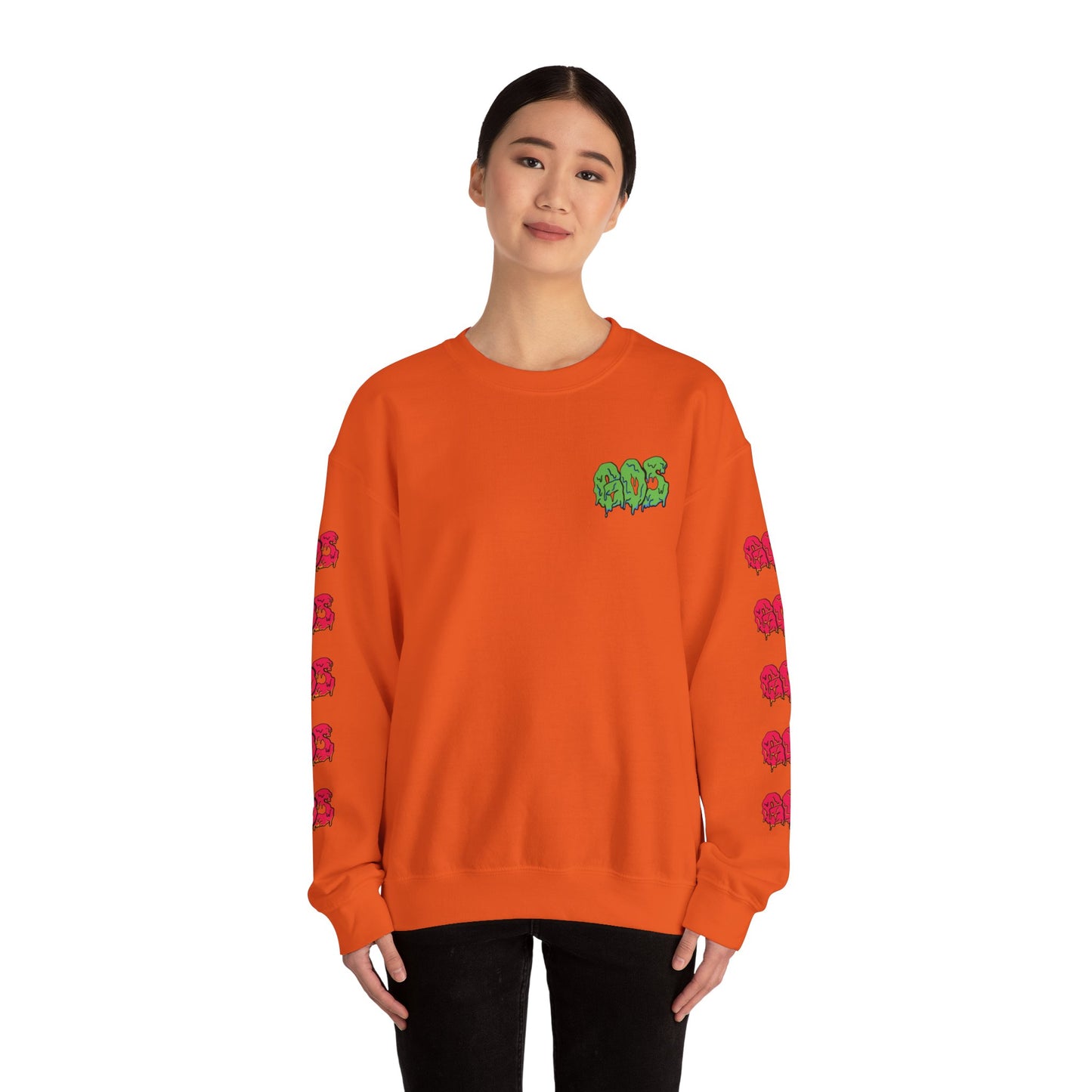 GOS SLIME green/red FULL SLEEVE unisex sweatshirt