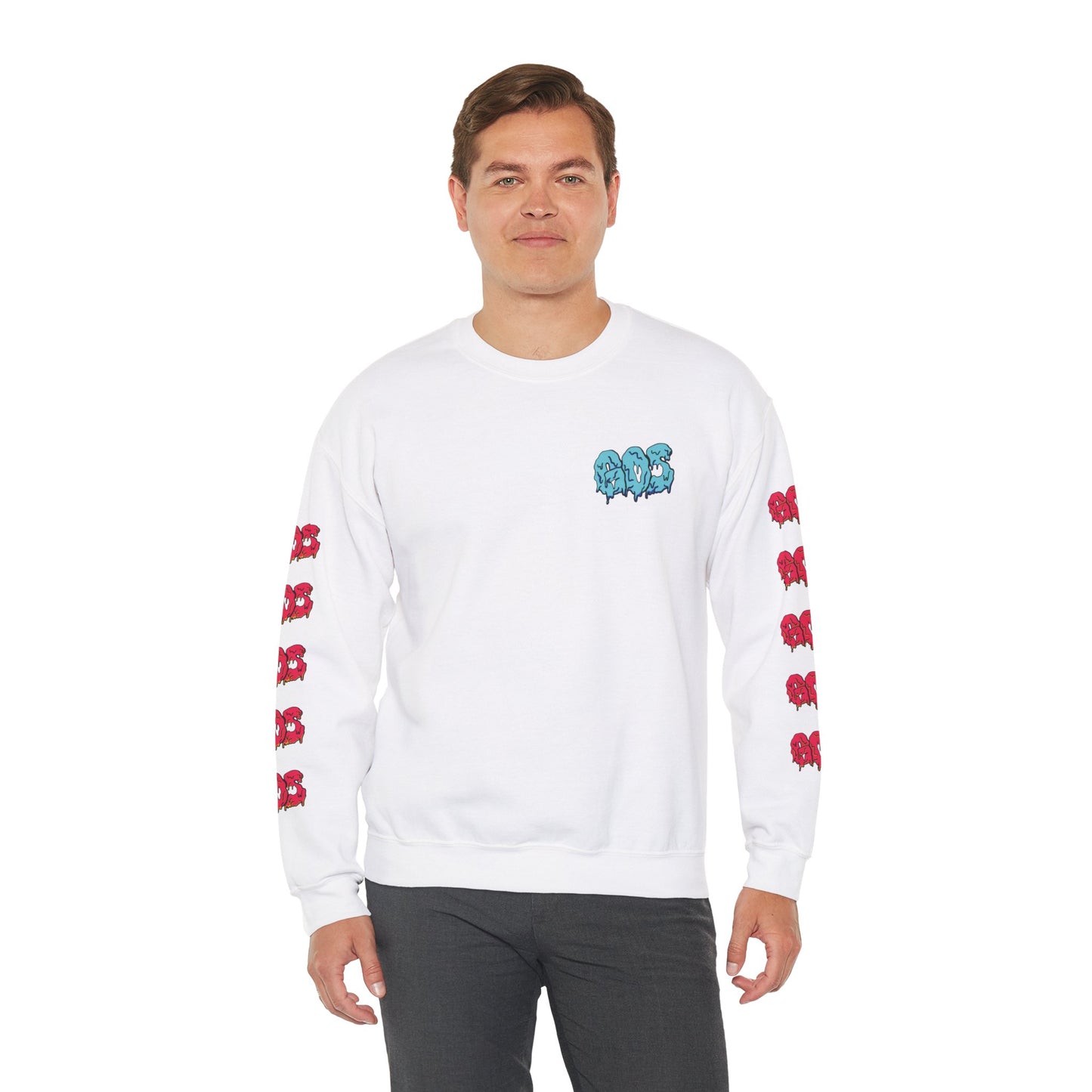 GOS SLIME blue/red FULL SLEEVE unisex sweatshirt