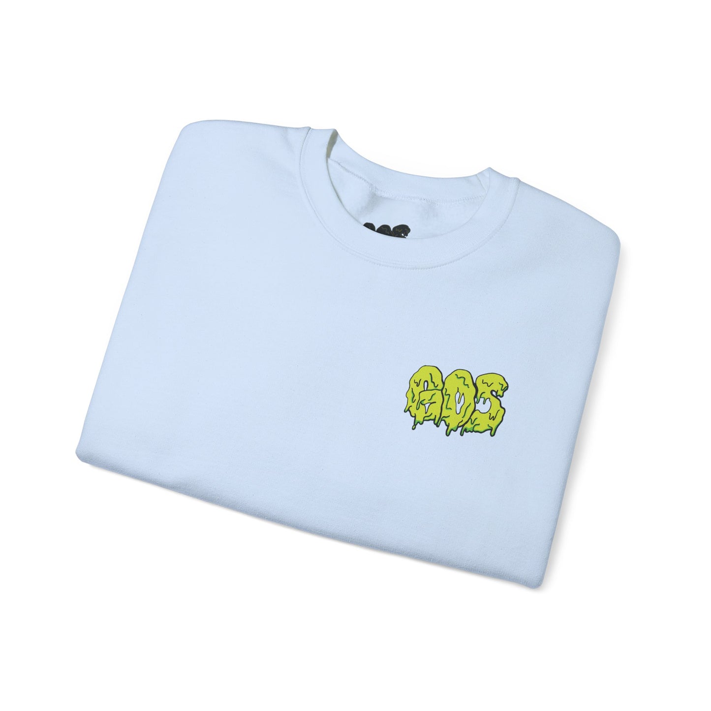 GOS SLIME acid green/blue FULL SLEEVE unisex sweatshirt