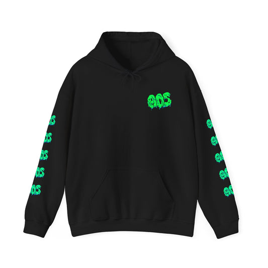 GOS SLIME green/aqua  FULL SLEEVE Unisex Hooded Sweatshirt