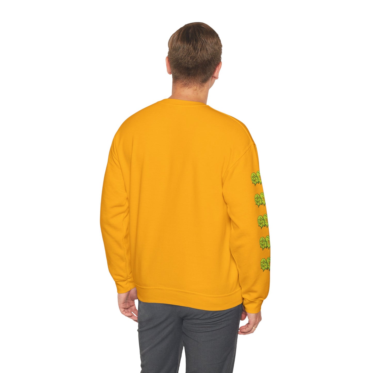 GOS SLIME red/acid green FULL SLEEVE unisex sweatshirt