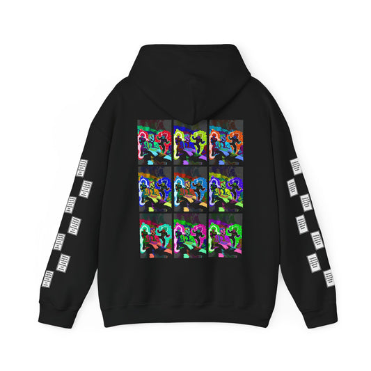 Wadih 9 grid arm print, Unisex Heavy Blend Hooded Sweatshirt