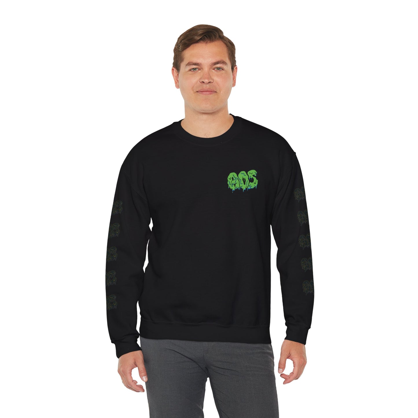 GOS SLIME green/black FULL SLEEVE unisex sweatshirt