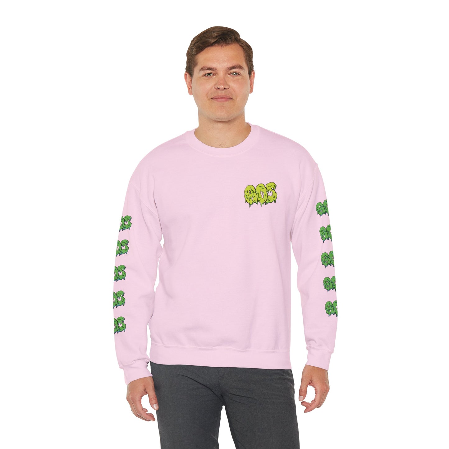 GOS SLIME acid green/green FULL SLEEVE unisex sweatshirt