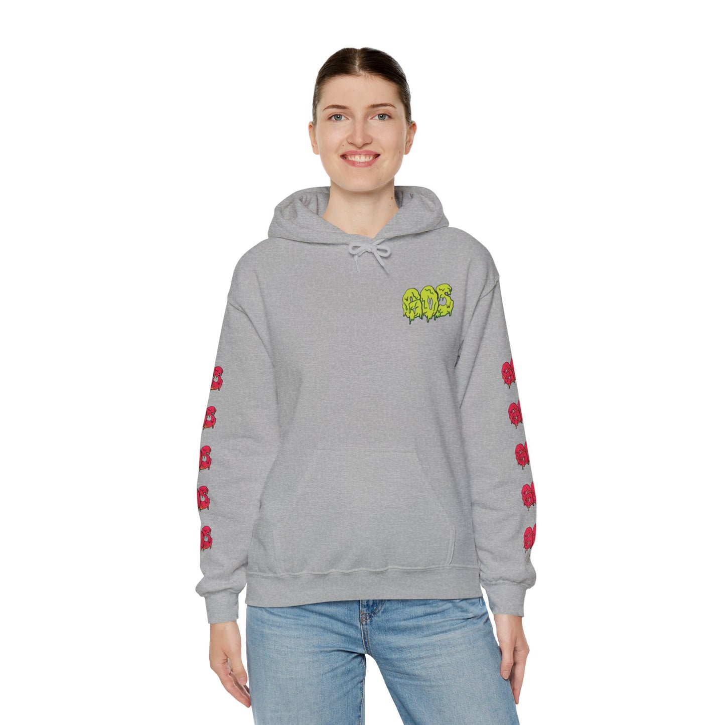 GOS SLIME yellow/red FULL SLEEVE Unisex Hooded Sweatshirt