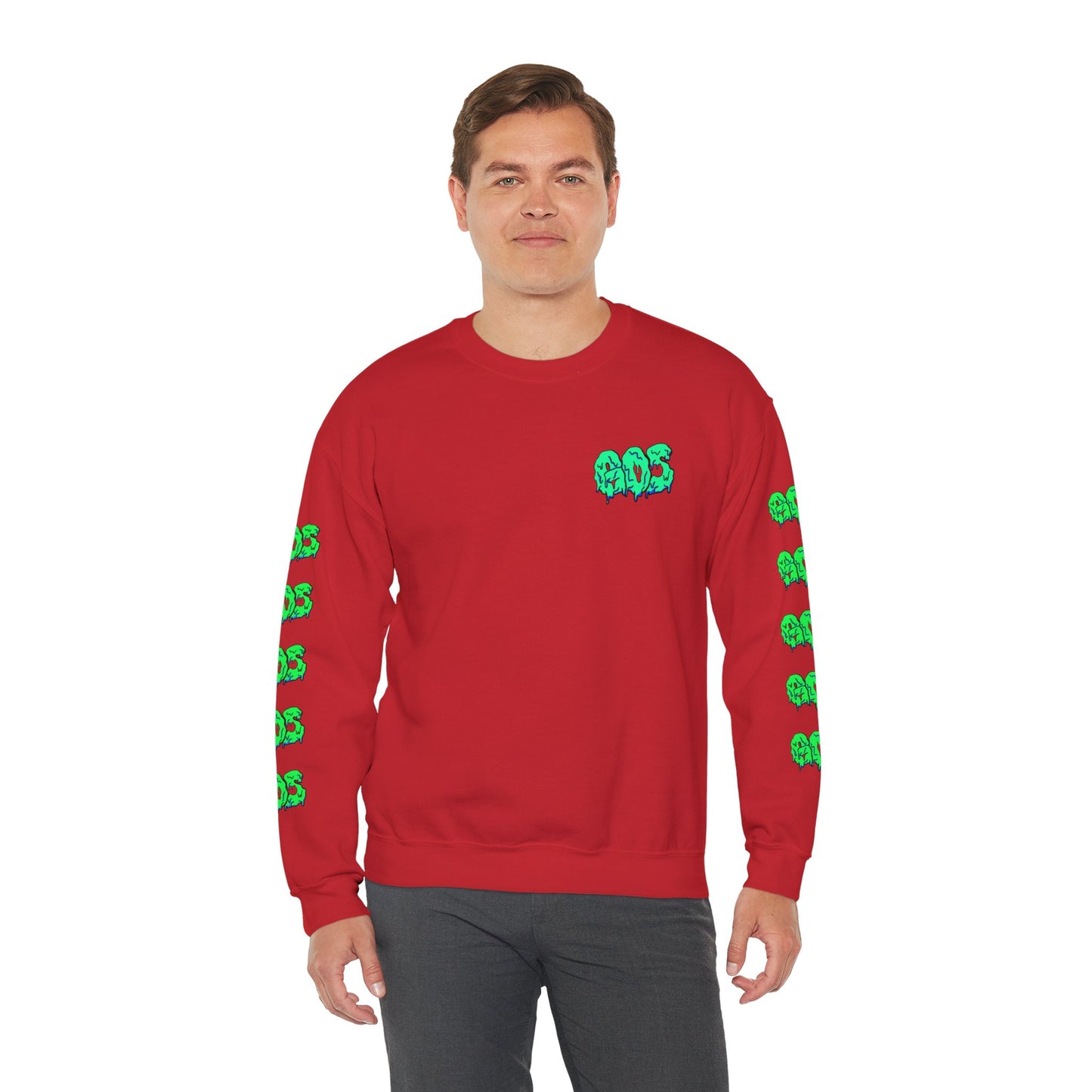 GOS SLIME aqua/green FULL SLEEVE unisex sweatshirt