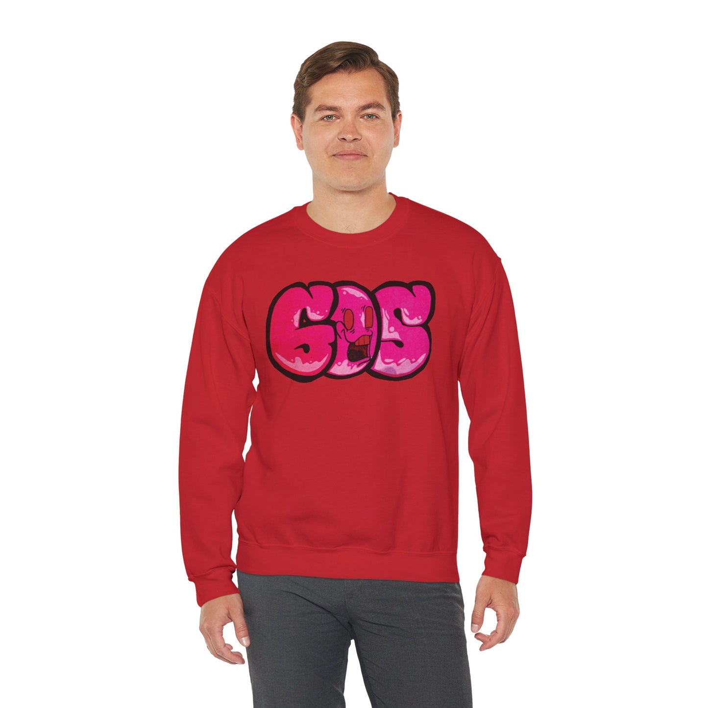 GOS SMILE pink unisex sweatshirt