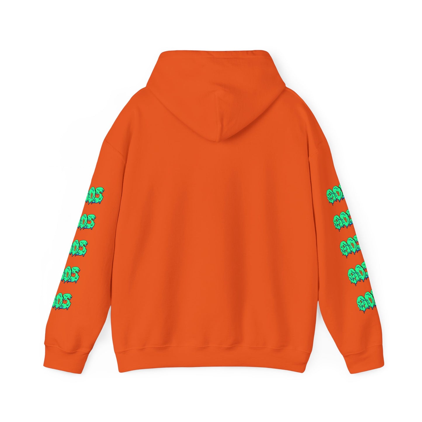 GOS SLIME red/aqua FULL SLEEVE Unisex Hooded Sweatshirt