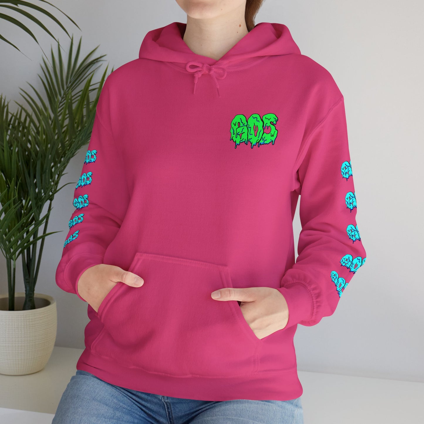 GOS SLIME green/blue FULL SLEEVE Unisex Hooded Sweatshirt