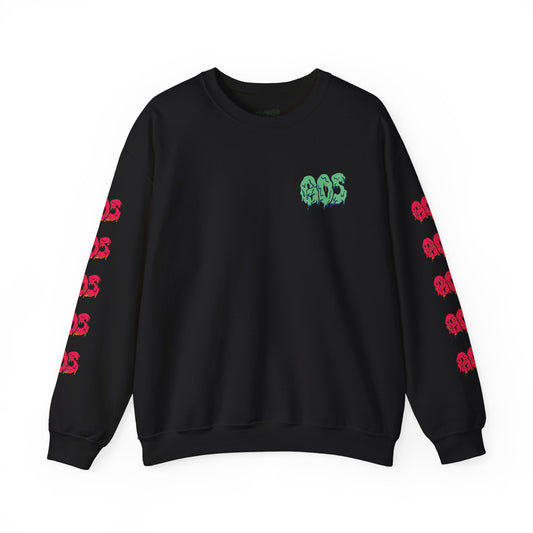 GOS SLIME aqua/red FULL SLEEVE unisex sweatshirt