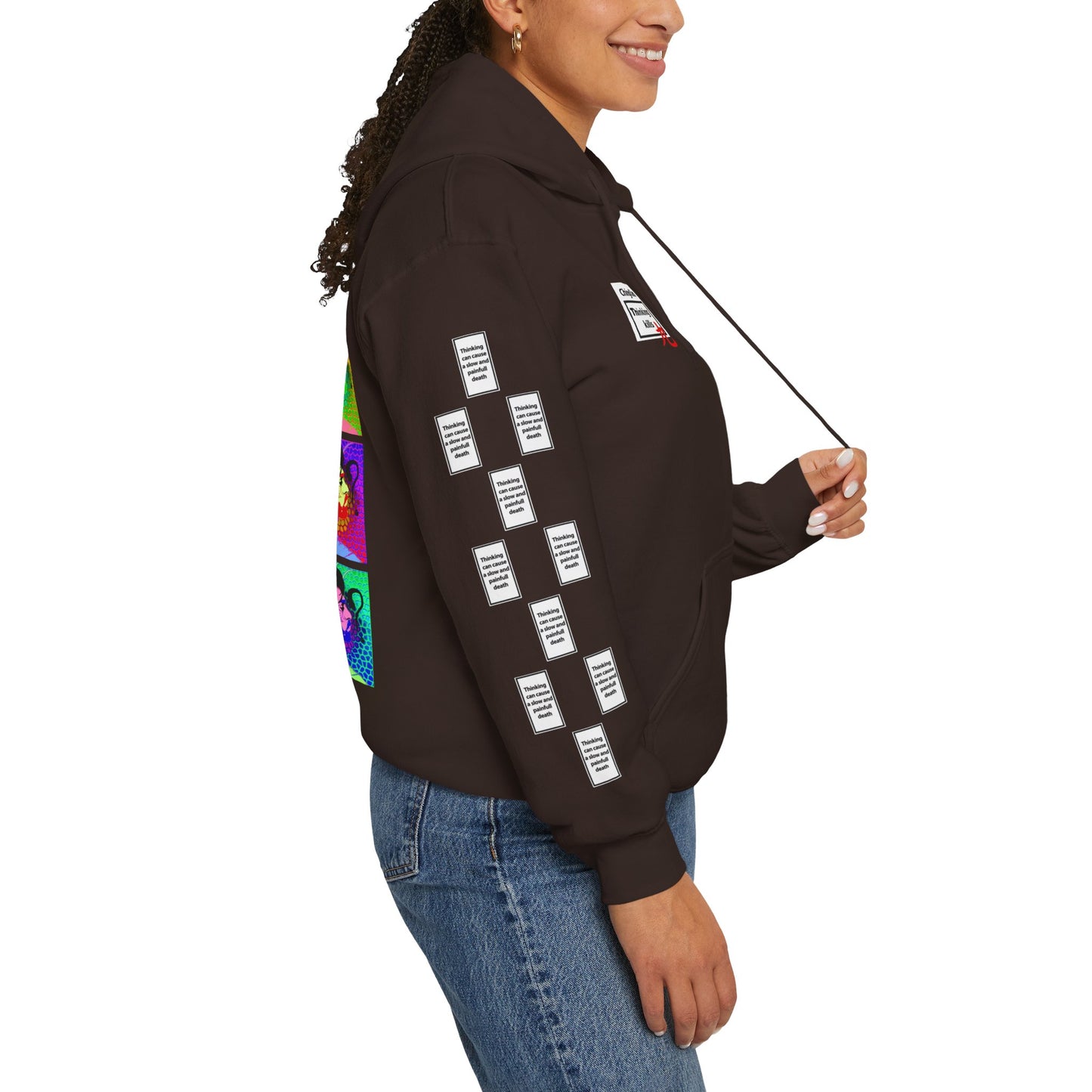 Daniel 9 grid arm print, Unisex Heavy Blend Hooded Sweatshirt