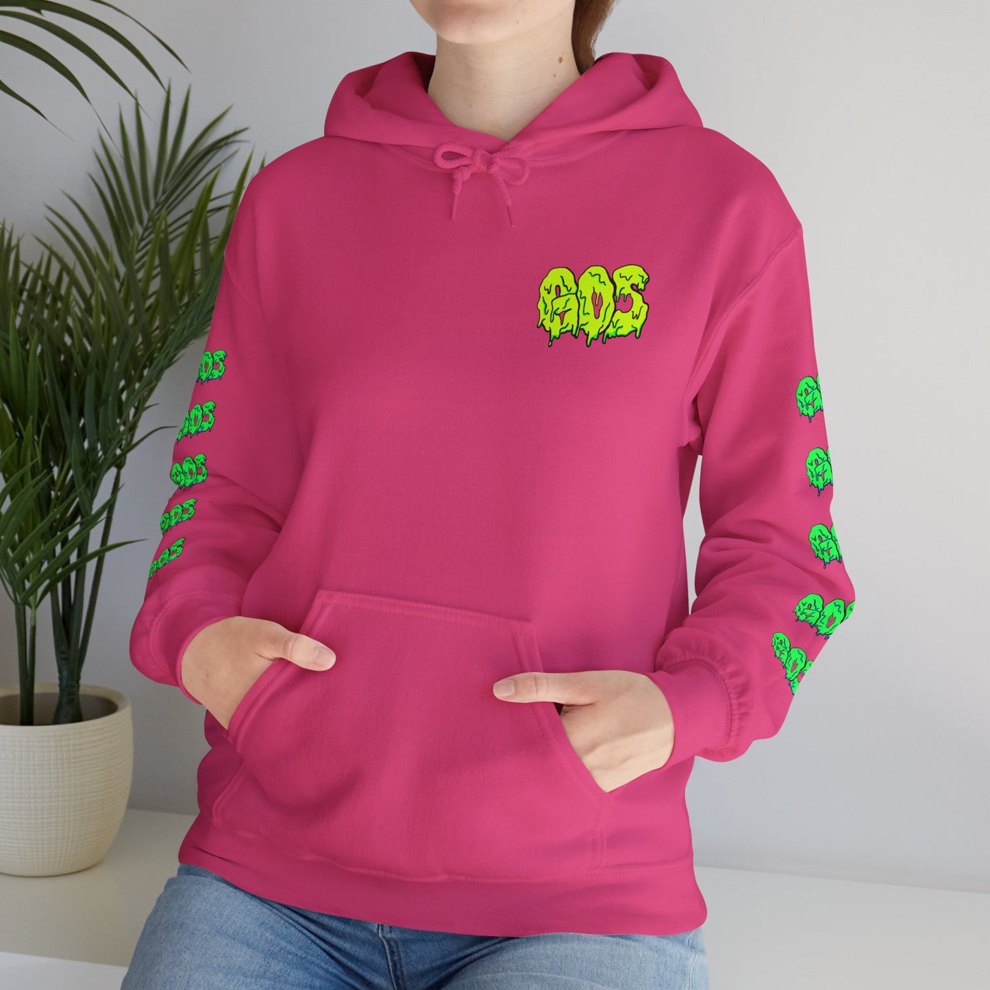 GOS SLIME yellow/green FULL SLEEVE Unisex Hooded Sweatshirt