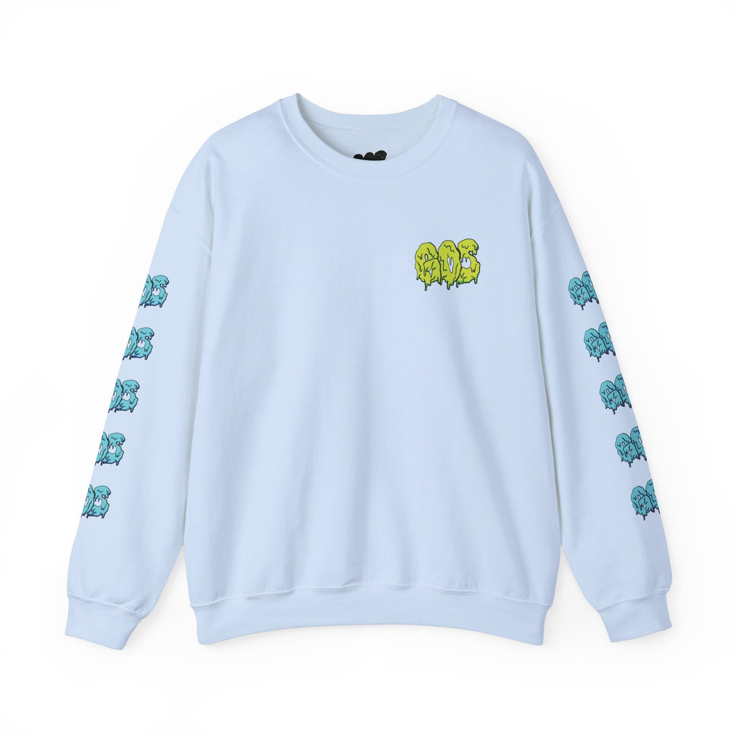 GOS SLIME acid green/blue FULL SLEEVE unisex sweatshirt