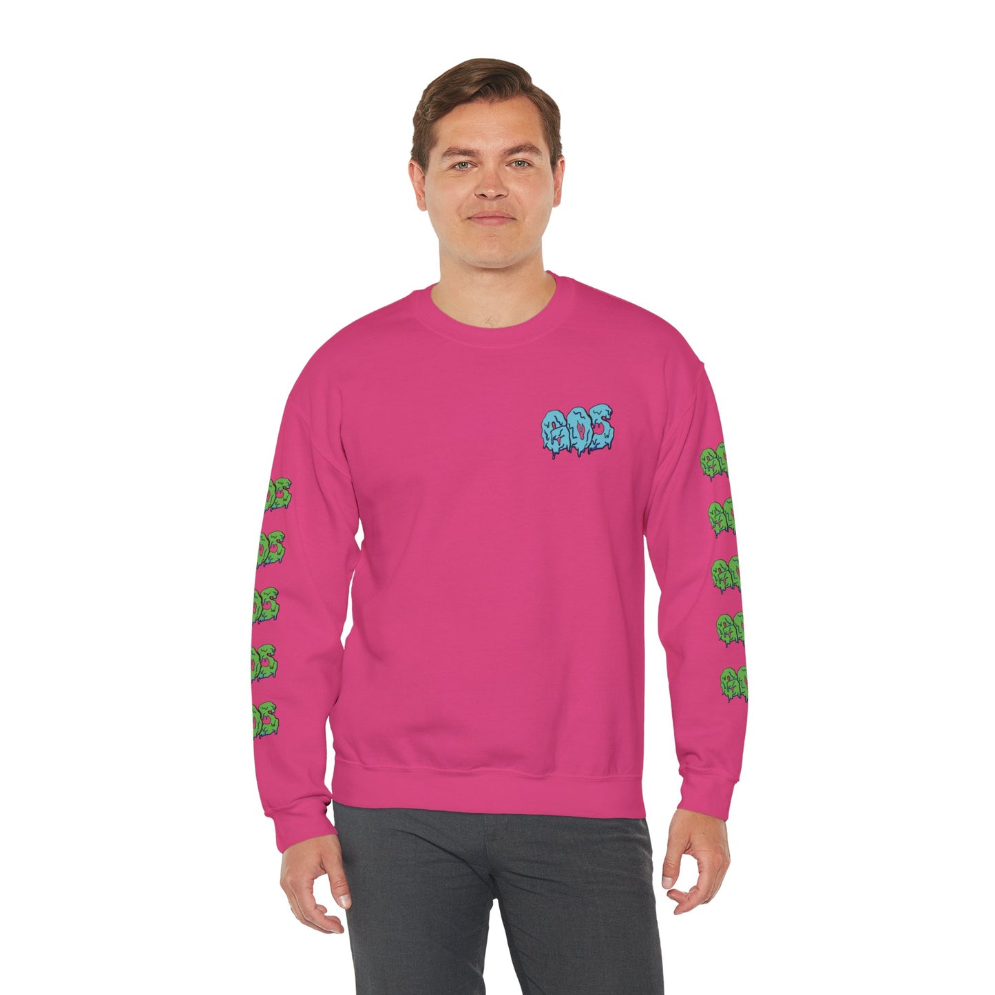 GOS SLIME blue/green FULL SLEEVE unisex sweatshirt