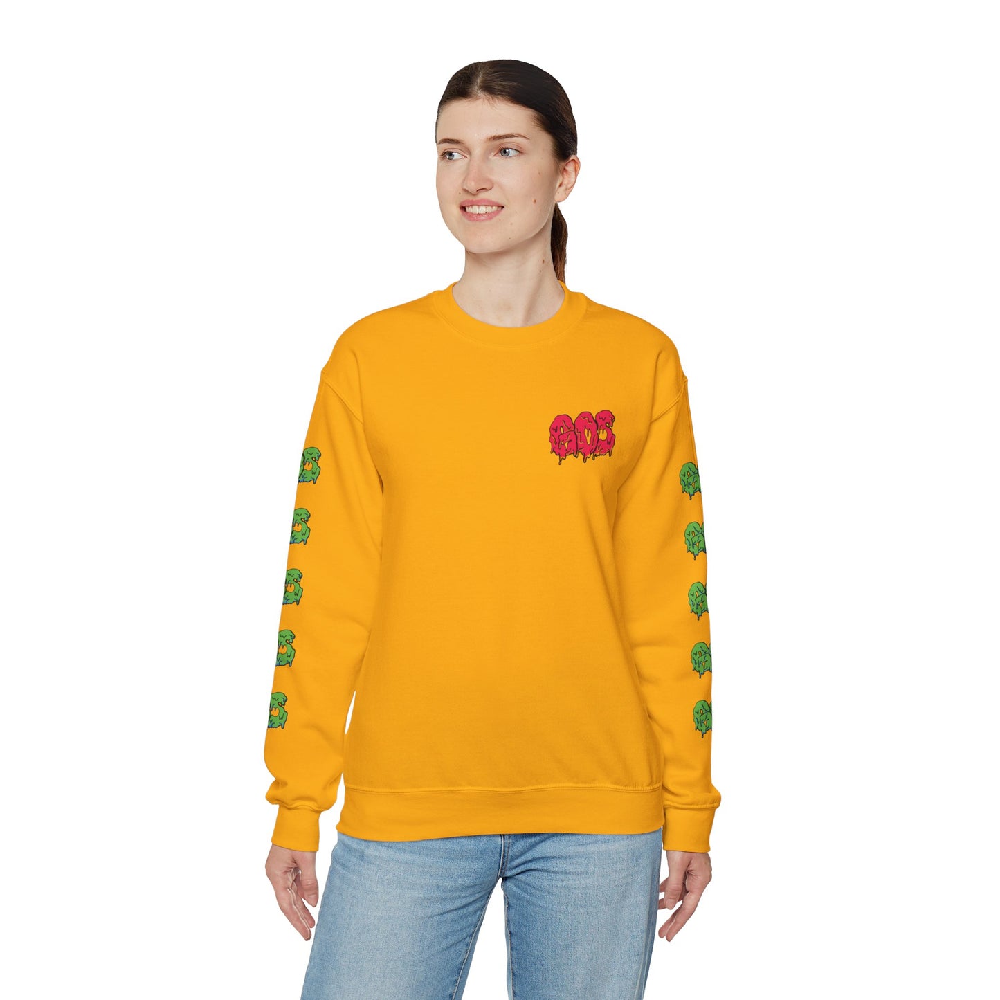 GOS SLIME red/green FULL SLEEVE unisex sweatshirt