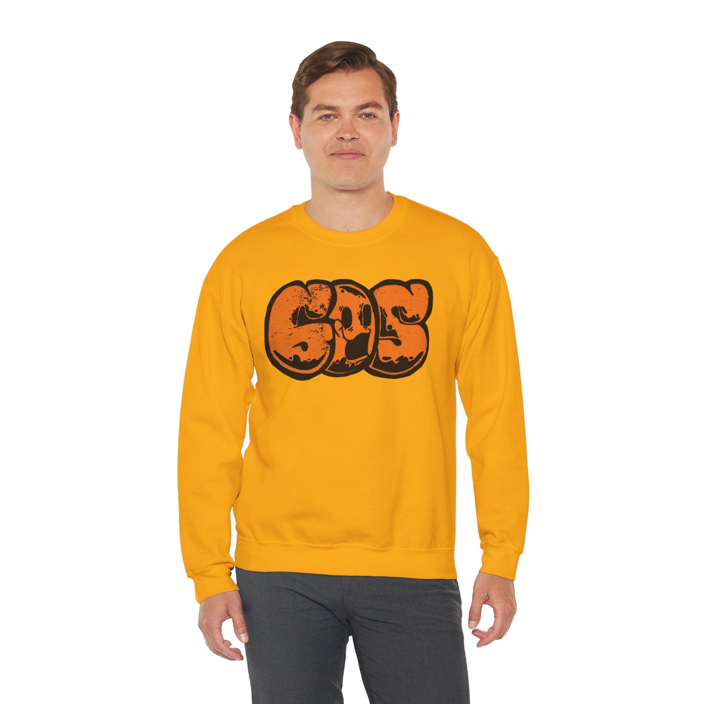 GOS SMILE orange unisex sweatshirt