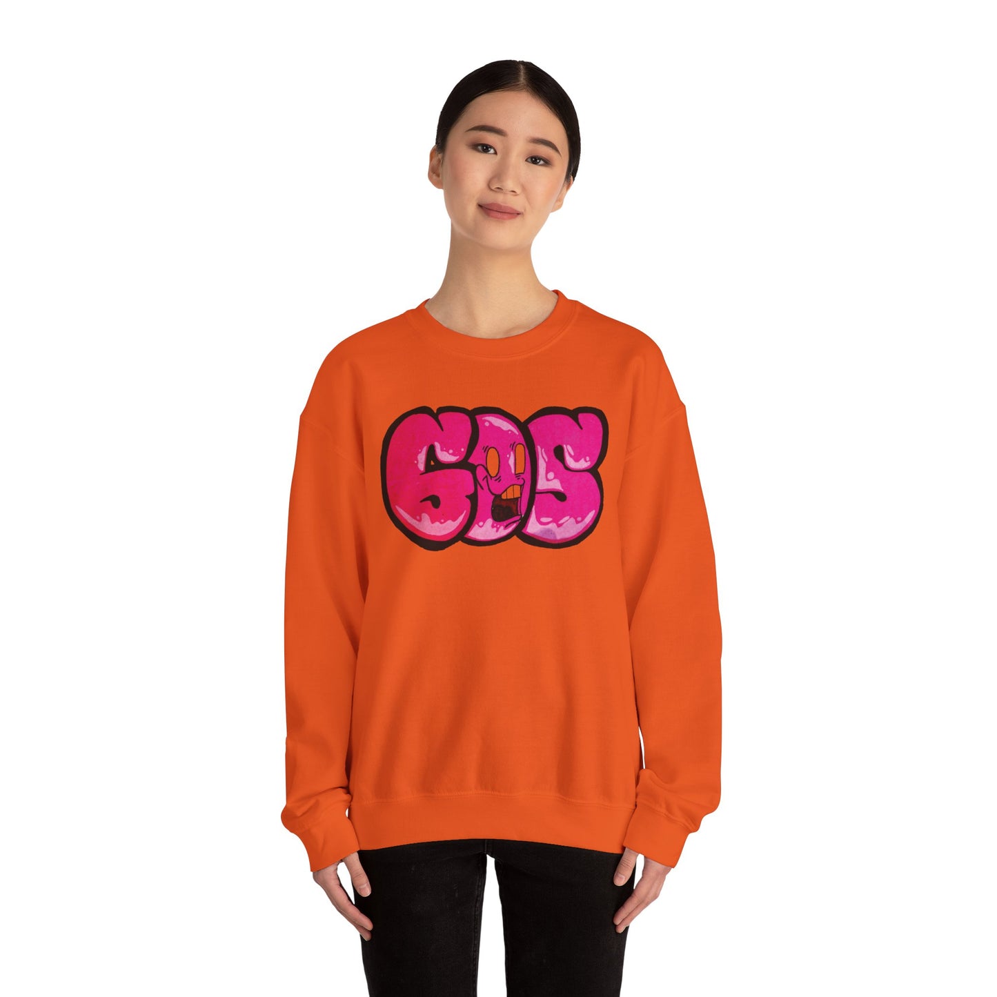 GOS SMILE pink unisex sweatshirt