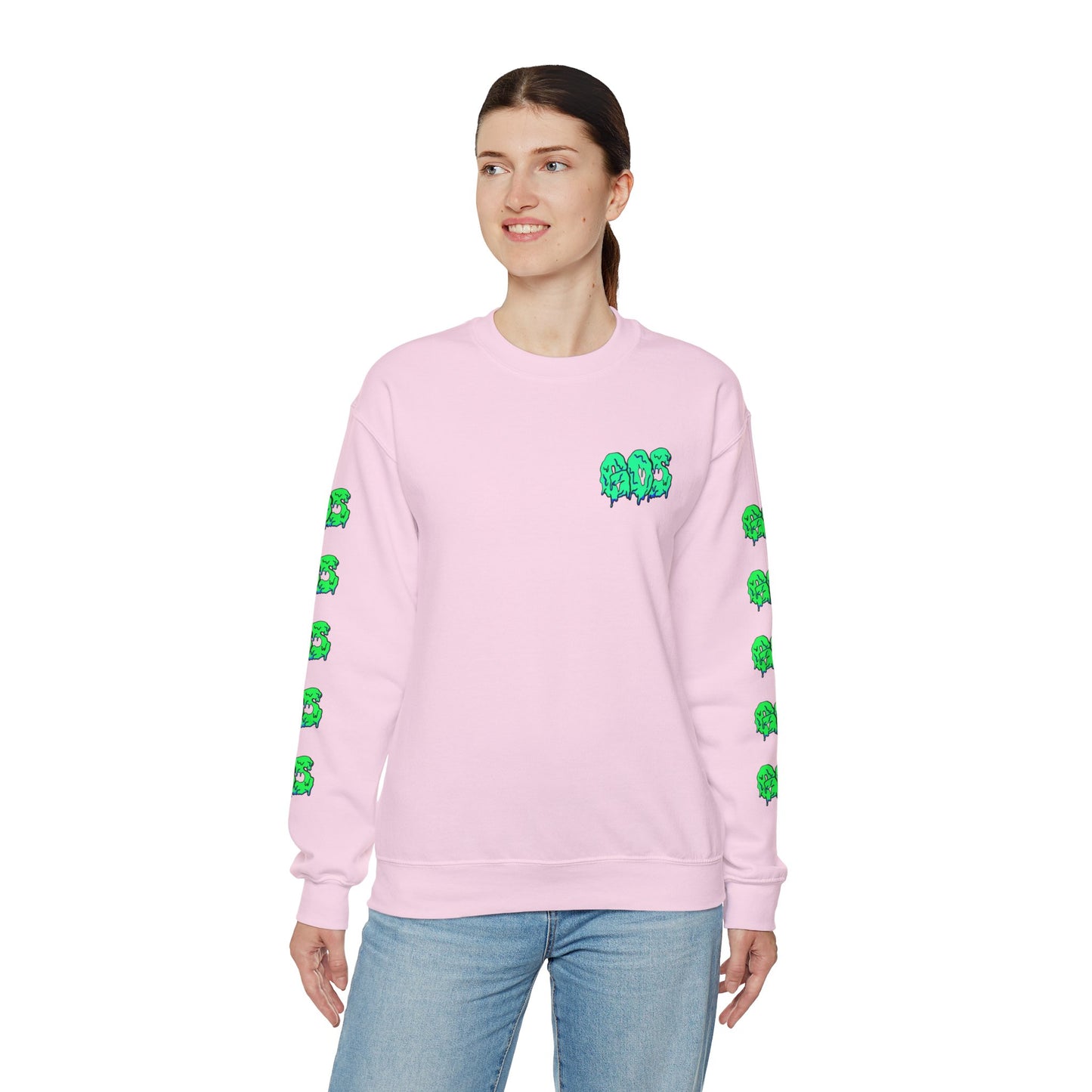 GOS SLIME aqua/green FULL SLEEVE unisex sweatshirt