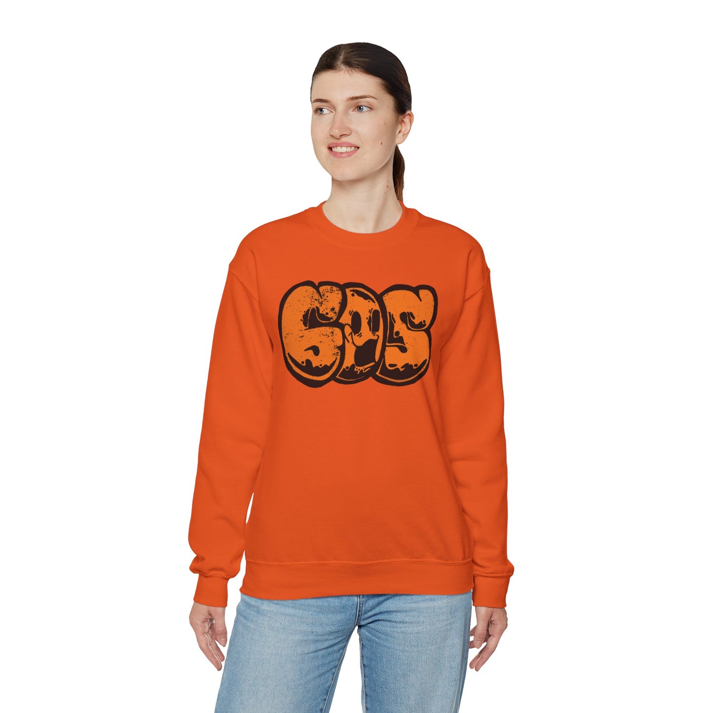 GOS SMILE orange unisex sweatshirt