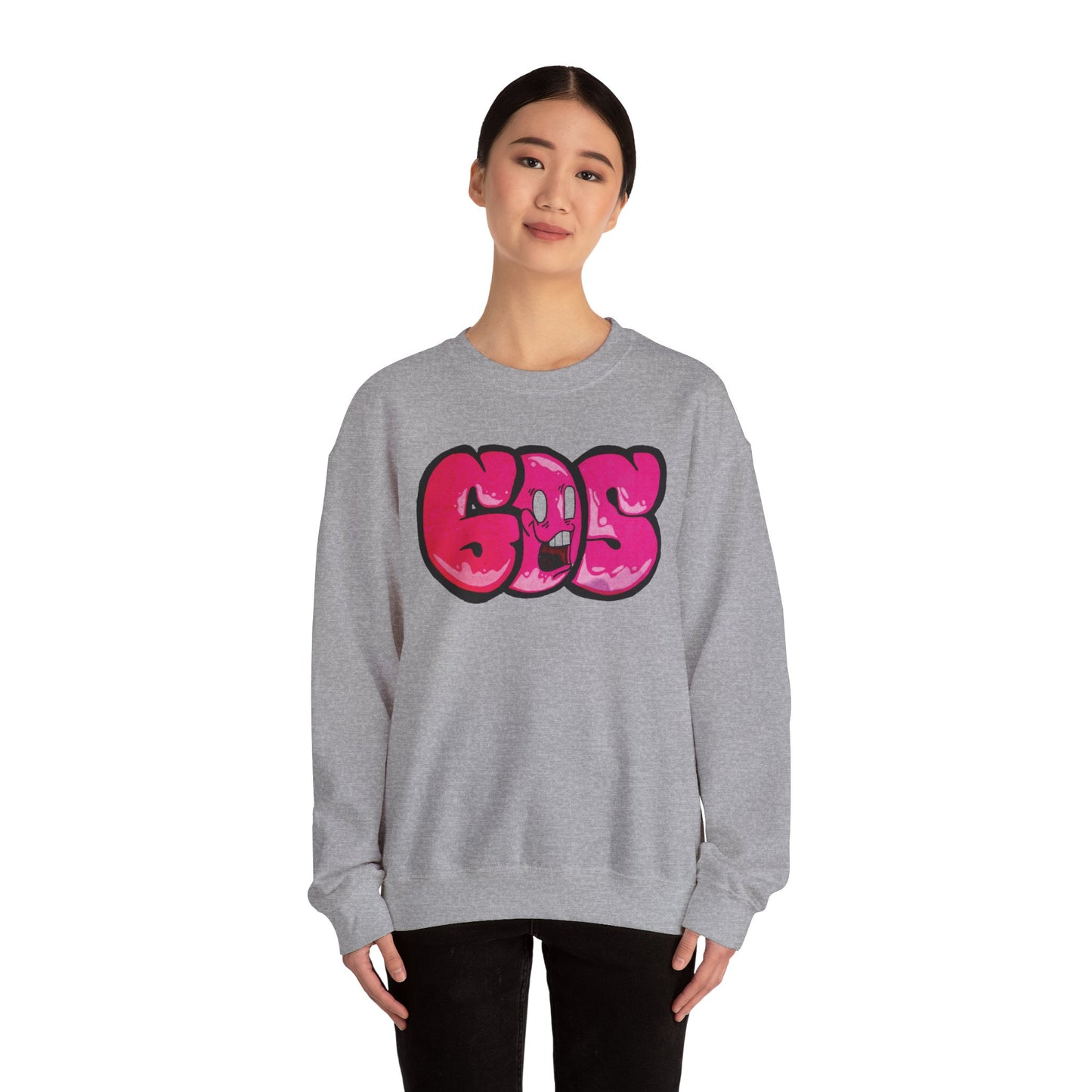 GOS SMILE pink unisex sweatshirt