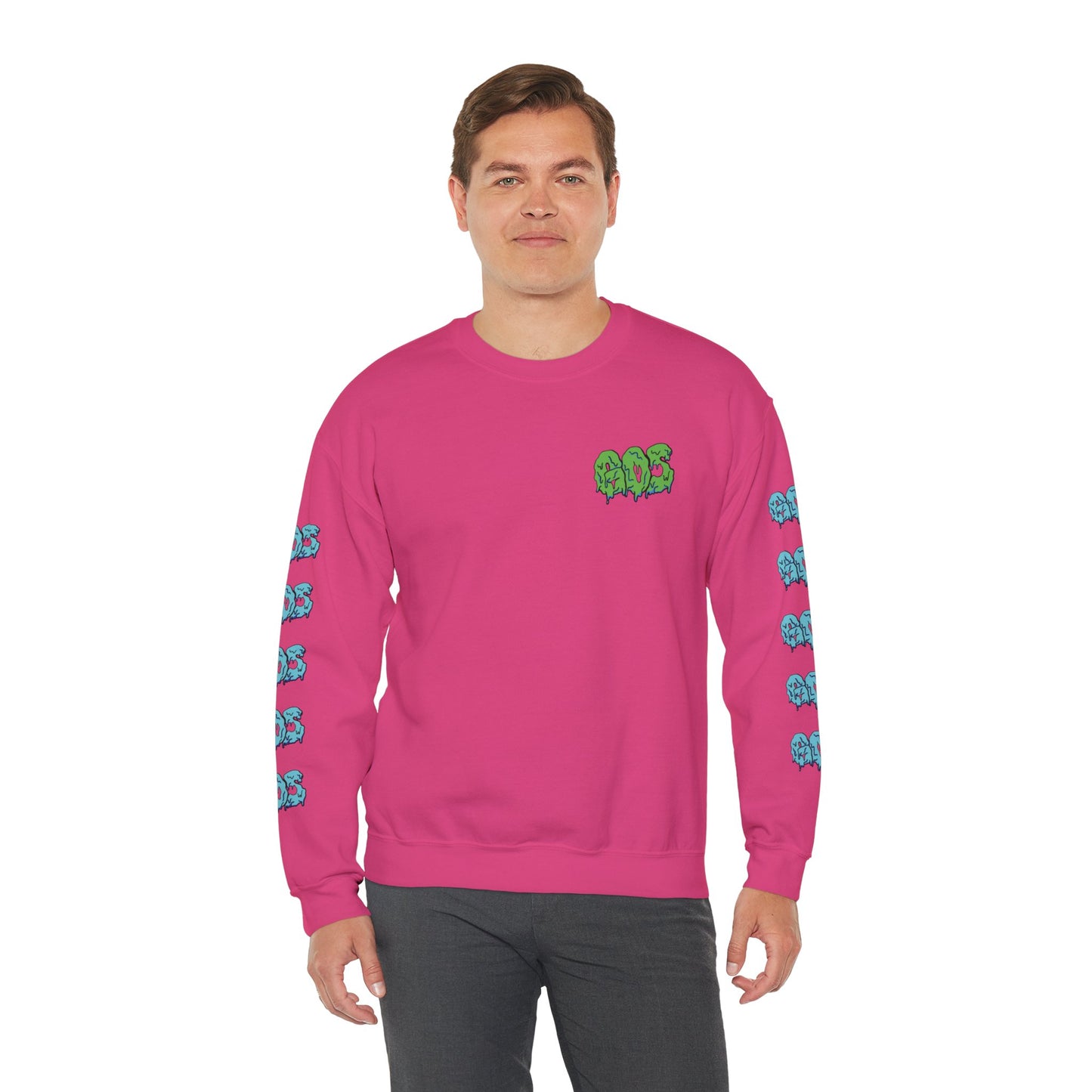 GOS SLIME green/blue FULL SLEEVE unisex sweatshirt